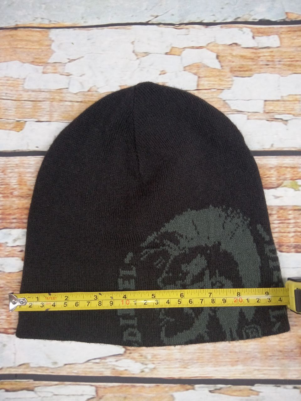 Diesel Diesel Winter Hat Big Logo Streetwear Y2K Size ONE SIZE - 6 Thumbnail