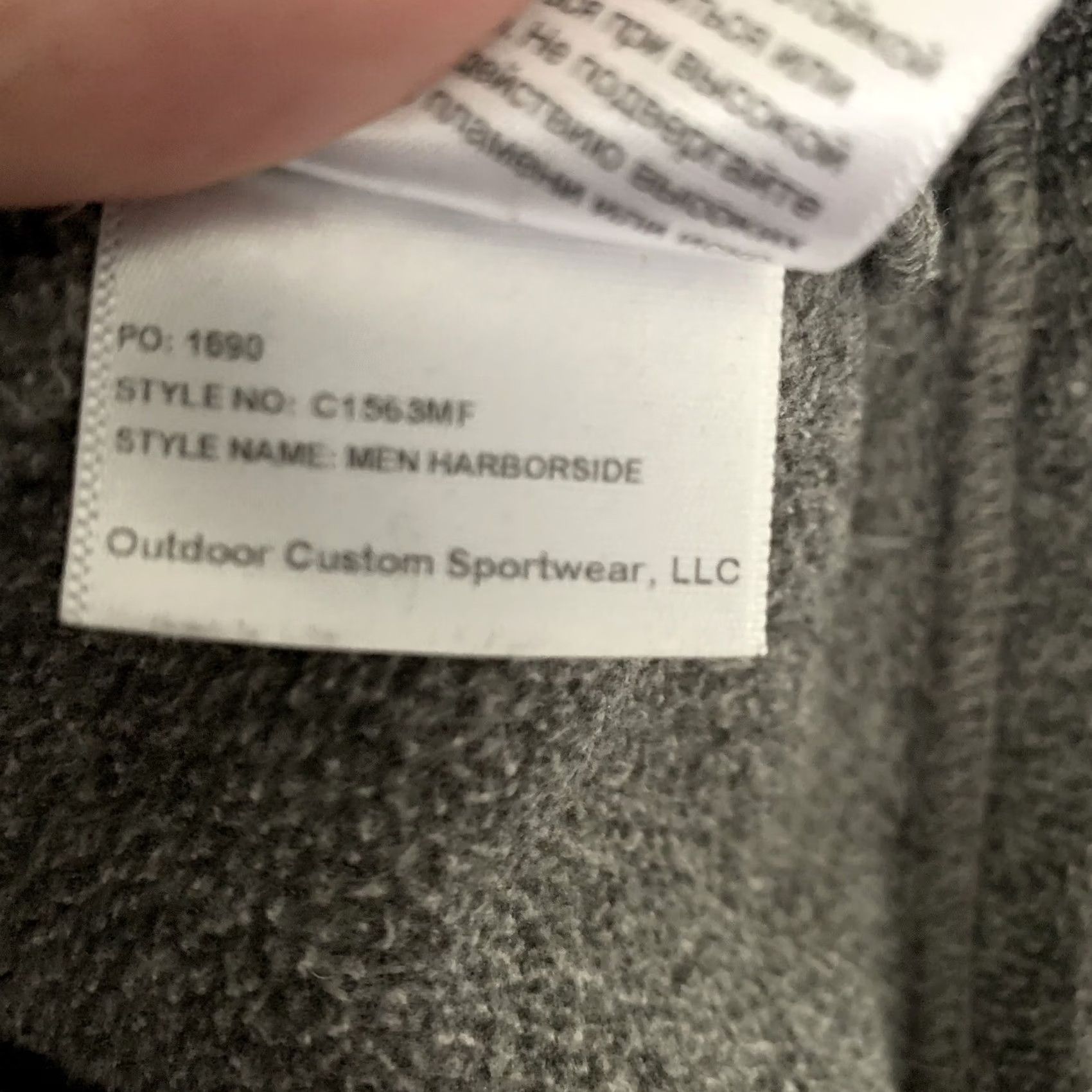 Vintage Columbia PFG Harborside Pullover Mens Large Gray Ohio State Fleece 1/4 Zip 1/2 Zip 100% Polyester Solid Jacket Casual Collection Size US L / EU 52-54 / 3 - 7 Thumbnail