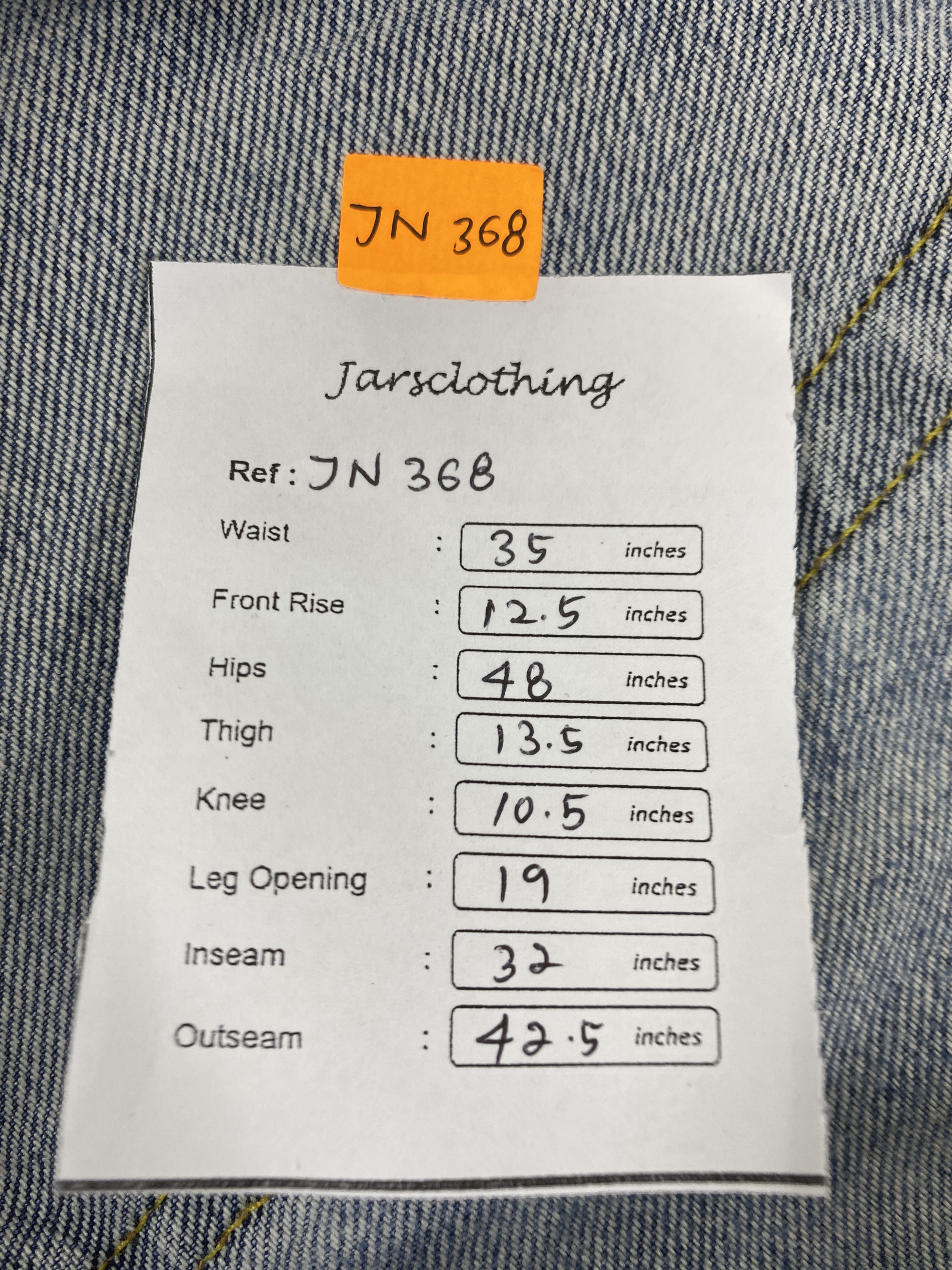 Levi's Blue Distressed Vintage Levi's 569 Loose Denim 35x32 -JN368 Size US 35 - 8 Thumbnail