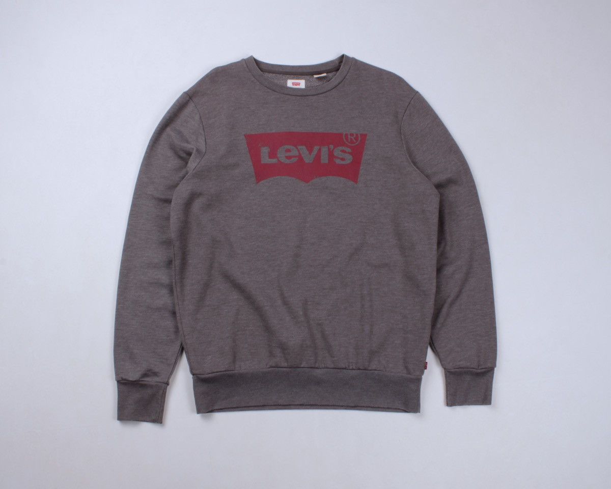 Levi's × Vintage LEVIS Big Logo Printed vintage cotton polyester sweatshirt Size US L / EU 52-54 / 3 - 1 Thumbnail