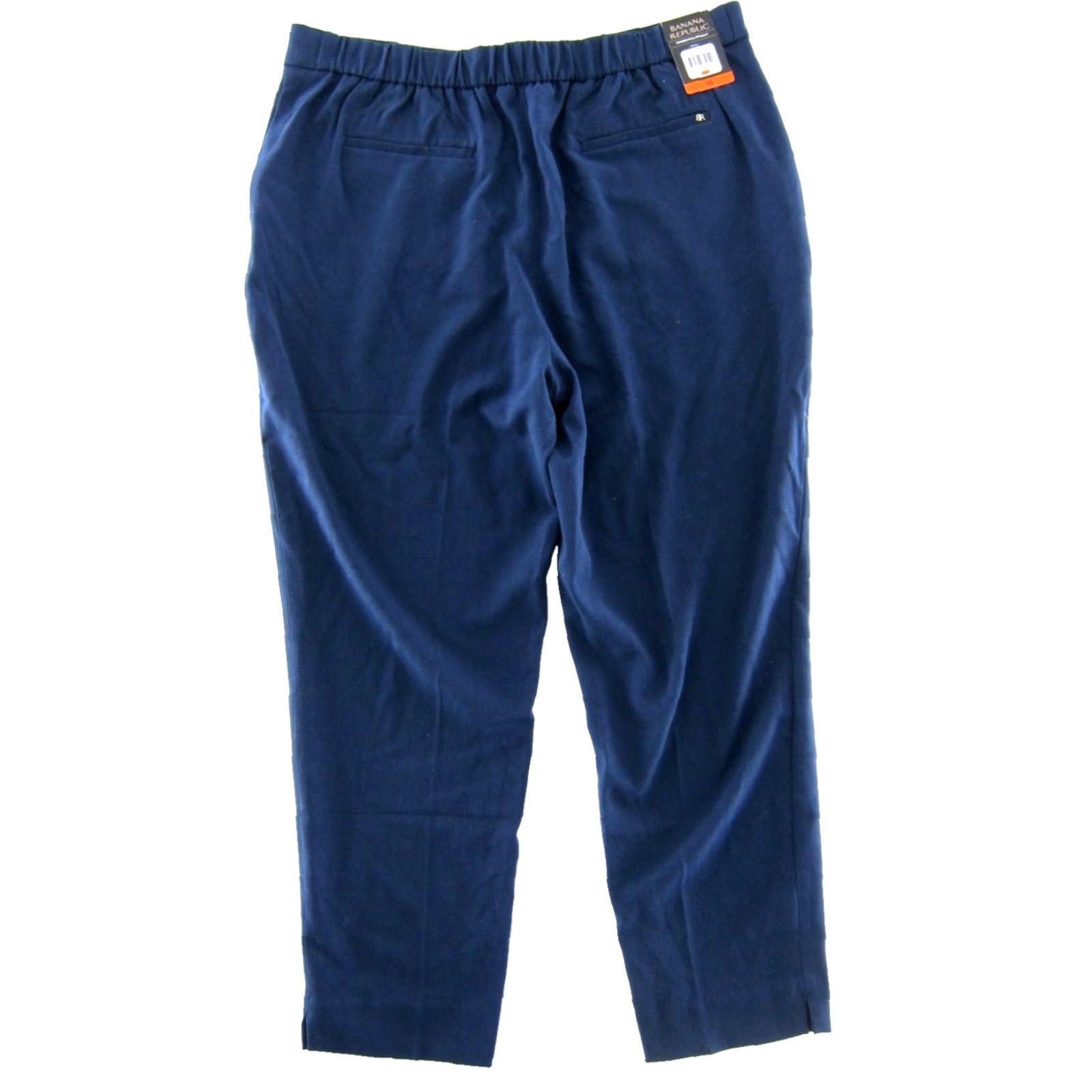 Banana Republic NWT Banana Republic Navy Blue Pocket Tapered Pull On Chino Pant Women 16 Size 38" / US 16 / IT 52 - 2 Thumbnail