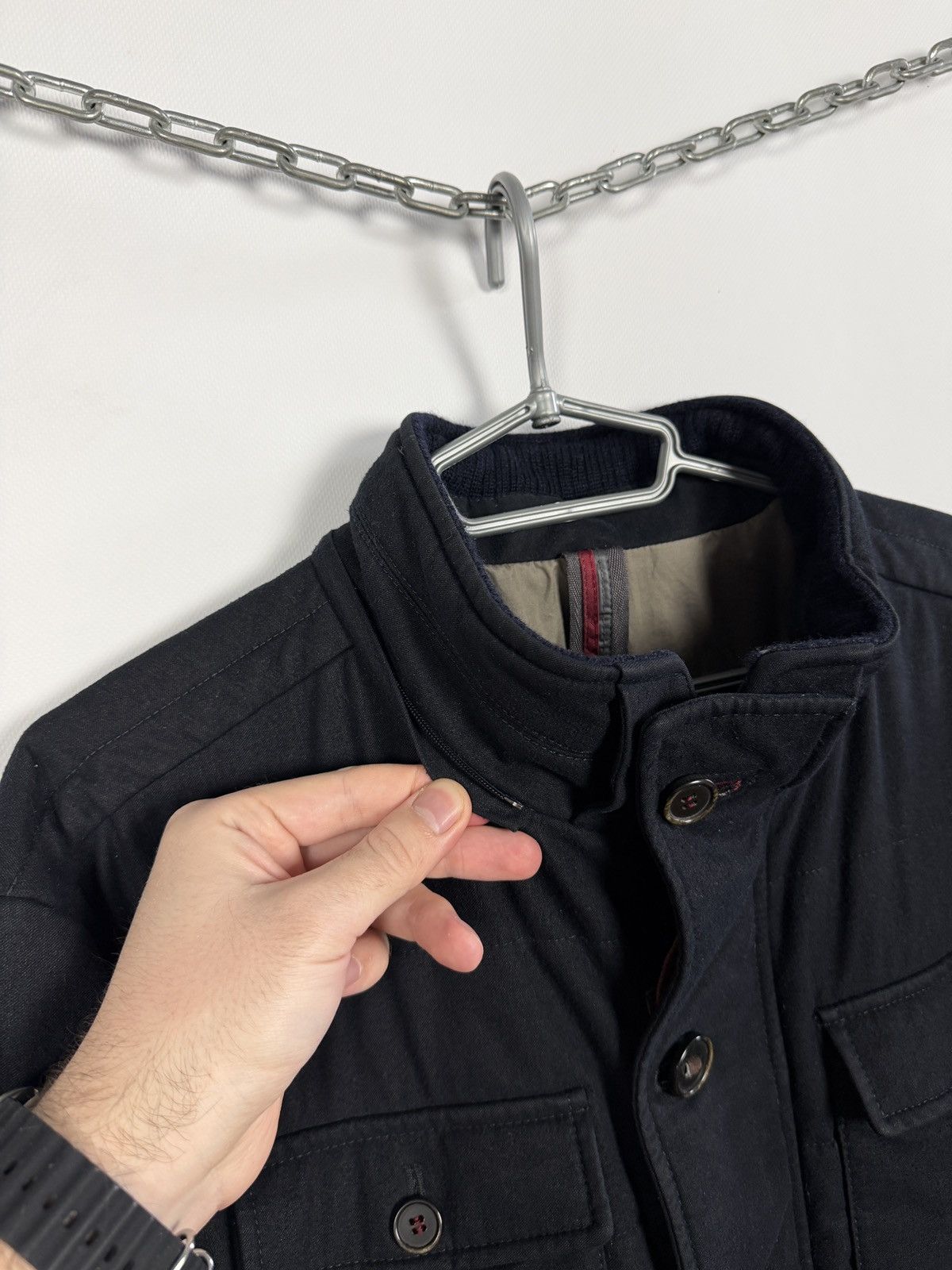 Gimo's Gimo’s Jacket Quilted Winter Coat Elbow Patch Italy Size 56 Size US XL / EU 56 / 4 - 7 Thumbnail