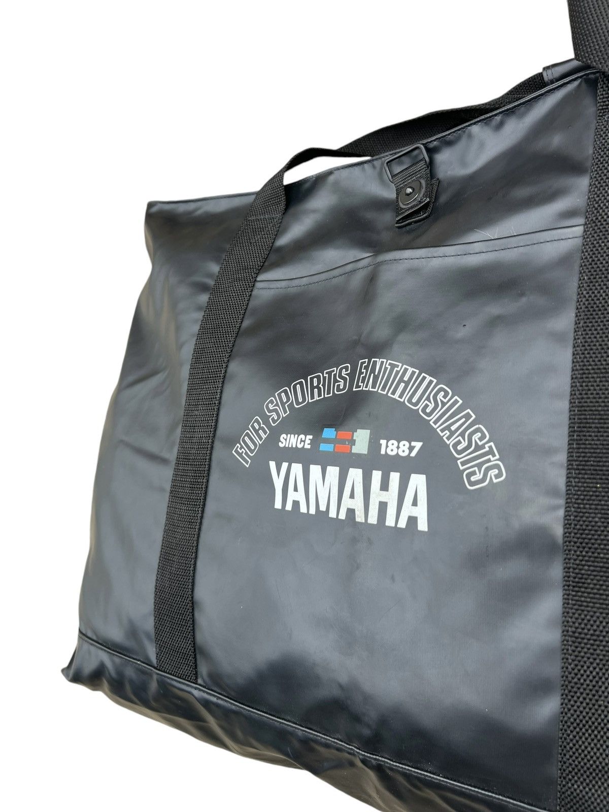 Vintage Vintage 90s Yamaha Japan Huge PU tote Bag Size ONE SIZE - 7 Thumbnail