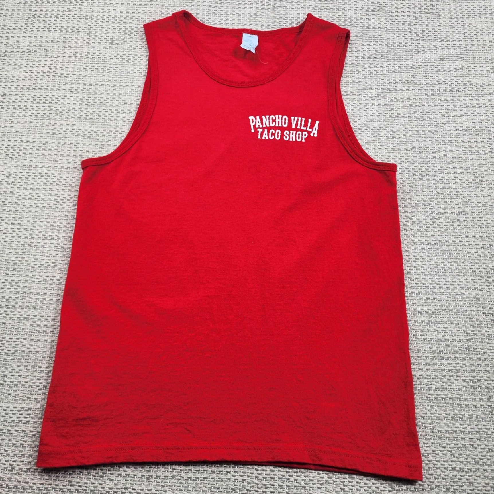 Vintage VINTAGE Pancho Villa Taco Shop Shirt Women XL Red Tank Top Sleeveless Graphic USA Made Size XL / US 12-14 / IT 48-50 - 3 Thumbnail