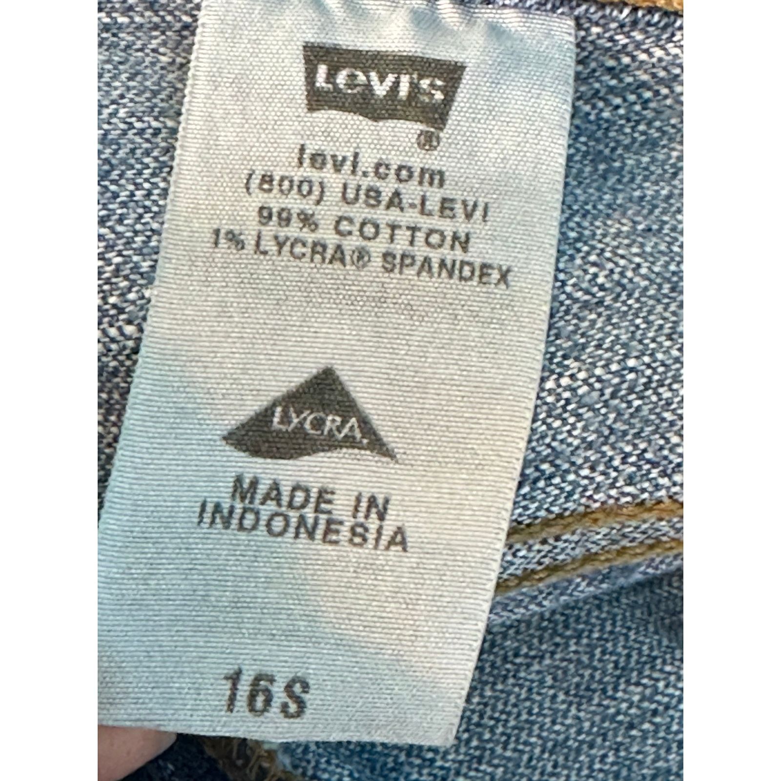 Levi's Levis strauss 515 blue boot cut jeans pants size 16 Size 38" / US 16 / IT 52 - 4 Thumbnail