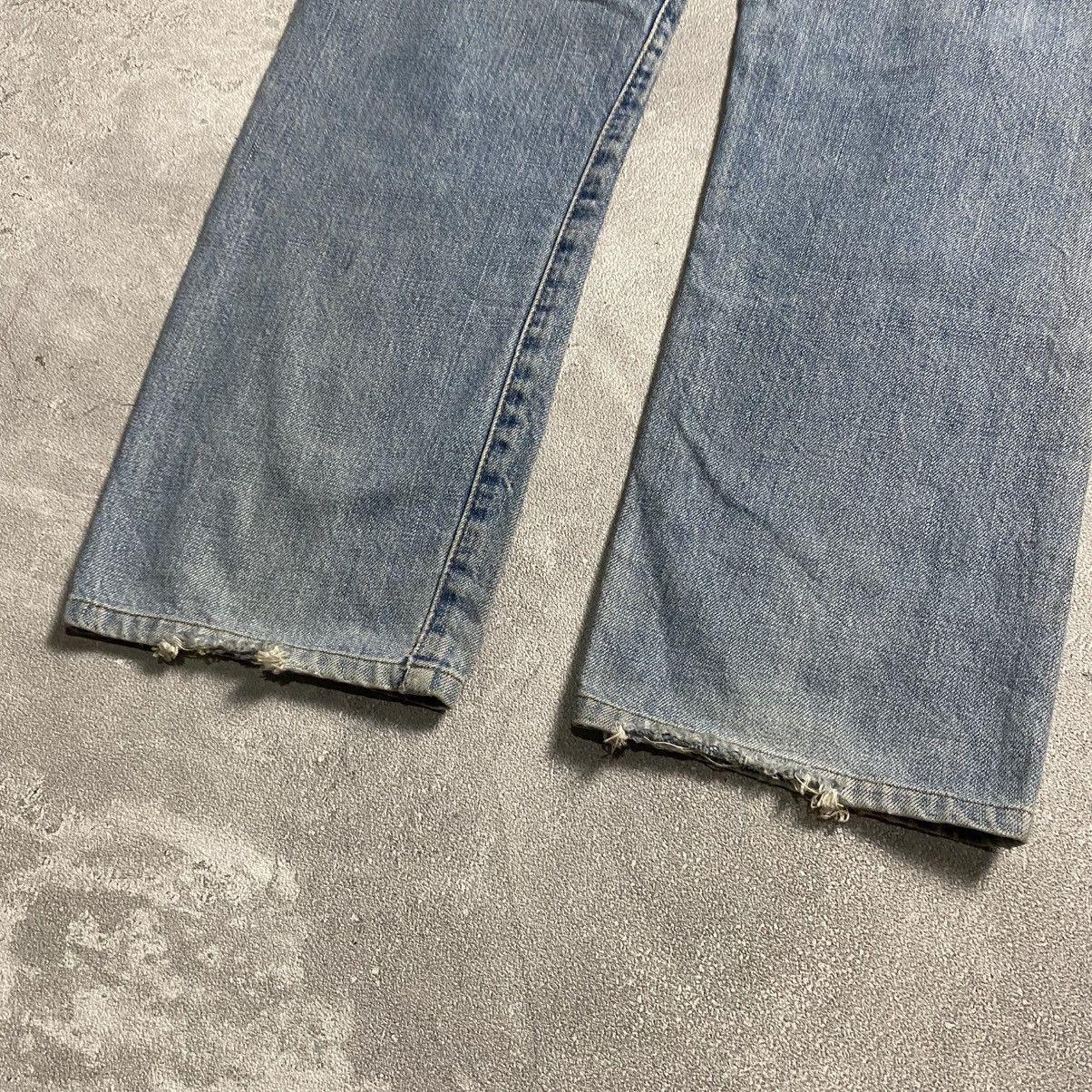 Levi's Dirty Blue Red Line Big E Levis 502-XX Jeans Red Line Size US 28 / EU 44 - 6 Thumbnail