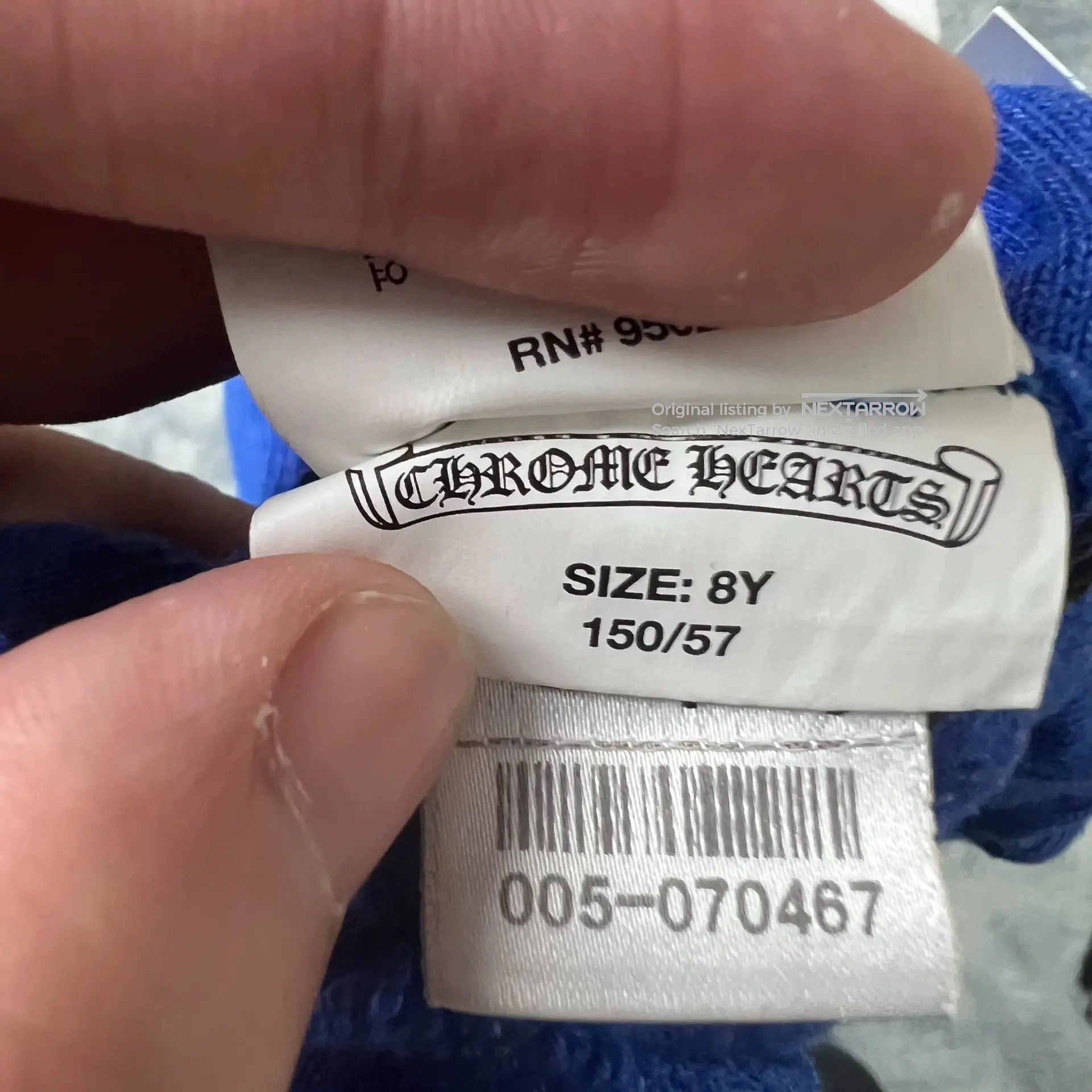 Chrome Hearts Horseshoe Sweatpants Klein Blue 8, Women's (Size 30) — image 4 of 6