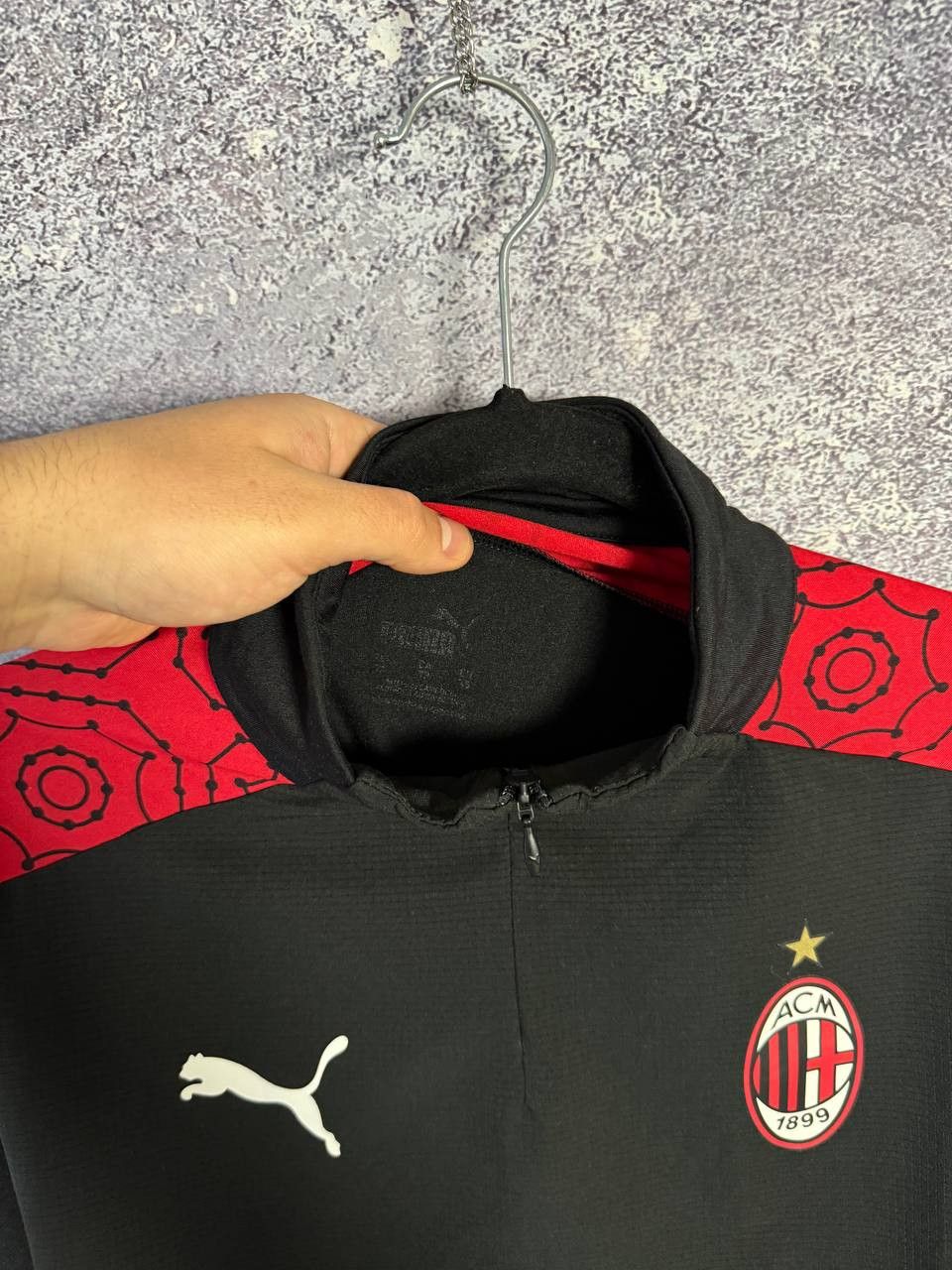 Puma × Vintage Vintage AC Milan Puma Pre Match Training Long Sleeve Size US S / EU 44-46 / 1 - 9 Thumbnail