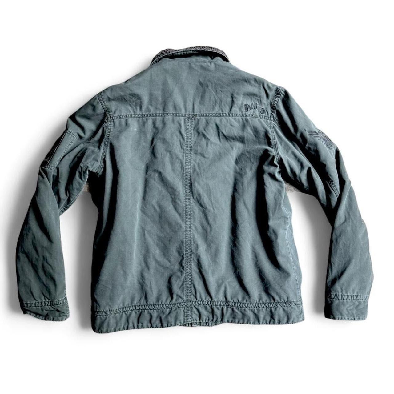 Billabong Y2K men's billabong surfer grunge military sherpa jacket Size US L / EU 52-54 / 3 - 5 Thumbnail