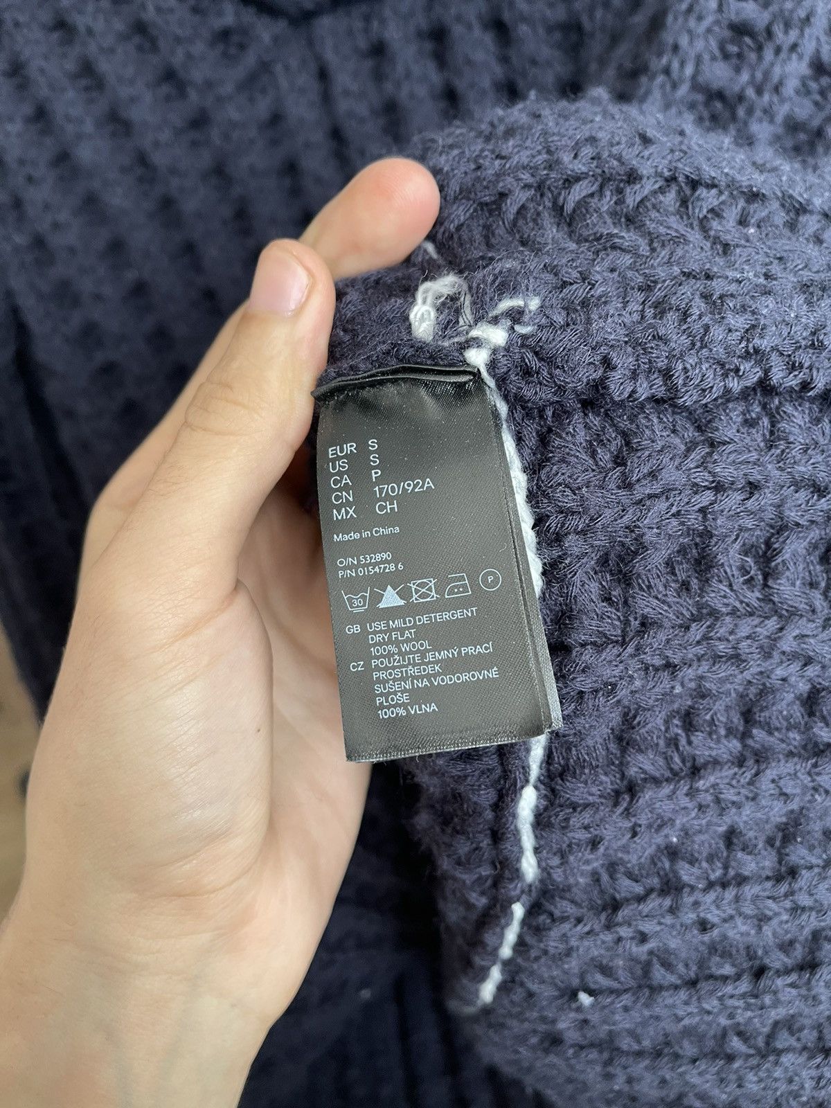 H&M × Maison Margiela Maison Martin Margiela H&M Enlarged Child’s Toy Sweater Wool Size US S / EU 44-46 / 1 - 11 Thumbnail
