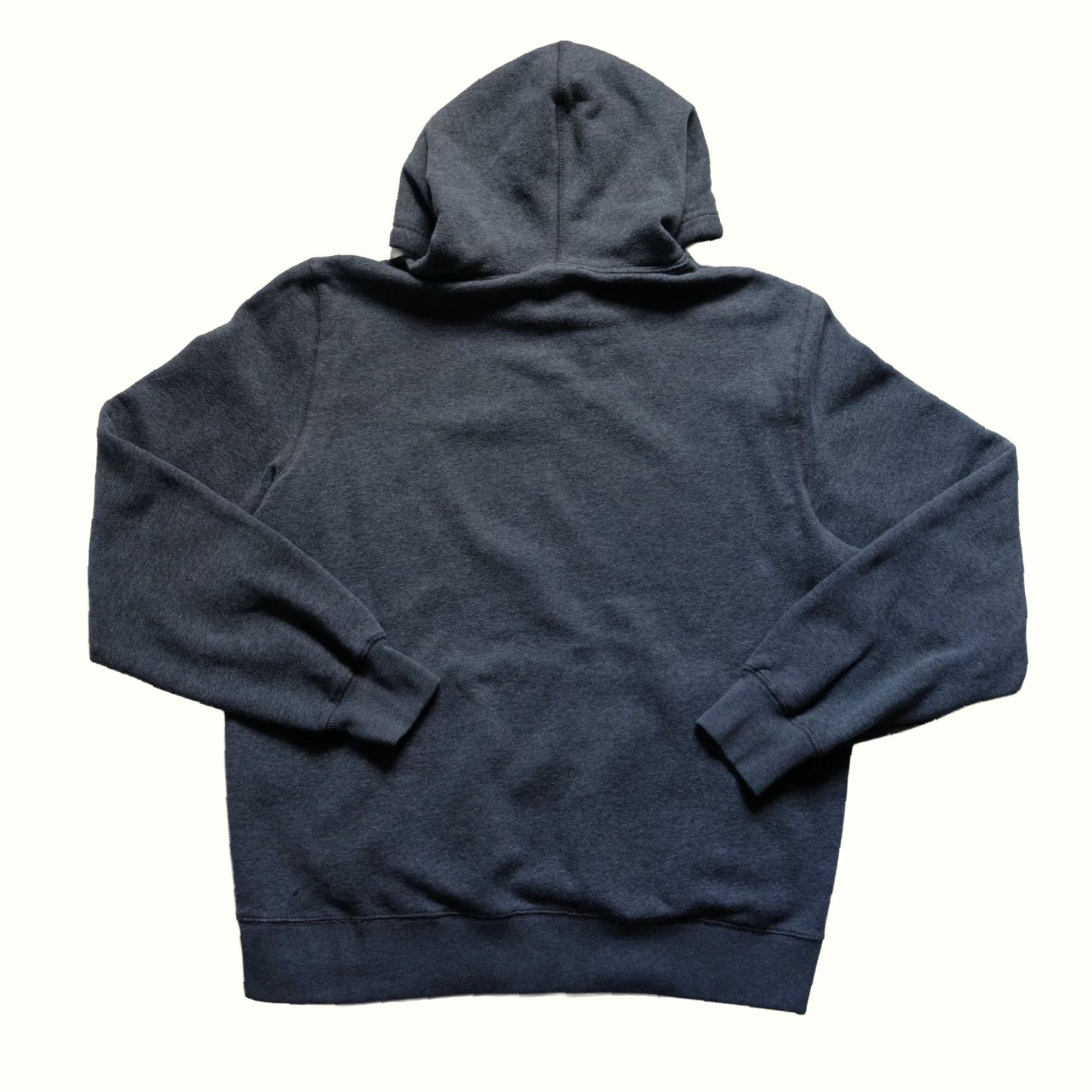 Nike VINTAGE Nike Hoodie VTG Y2K RETRO BIG SWOOSH Gray Sweatshirt Hooded Pullover L Men's Gray 2009 Size US L / EU 52-54 / 3 - 3 Thumbnail