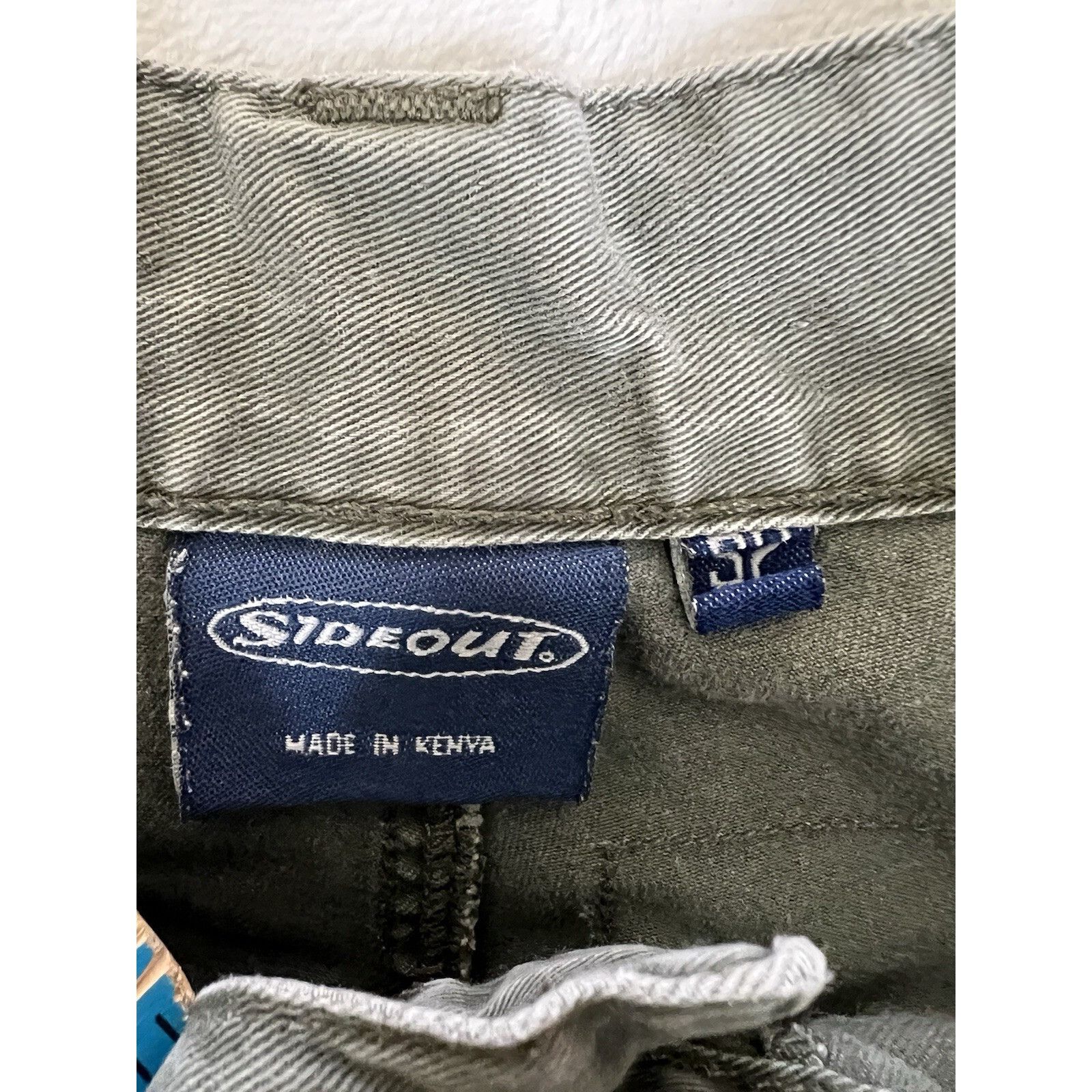 Sideout Vintage Sideout Cargo Shorts Size 32 Green Thrashed Surf Gru Size US 32 / EU 48 - 7 Thumbnail