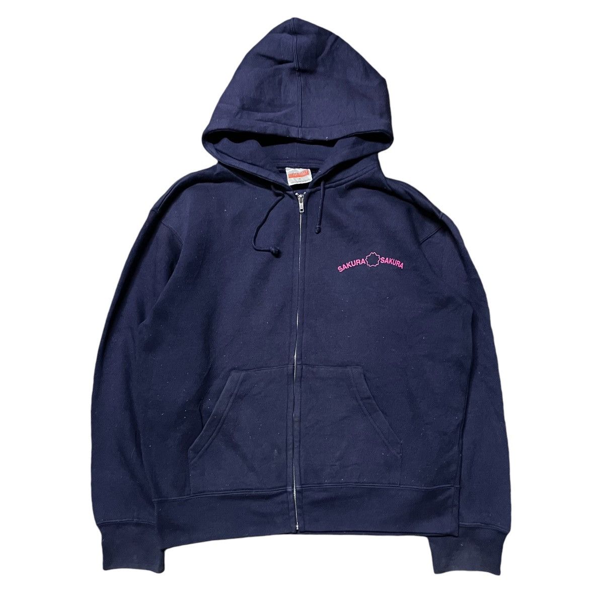 Japanese Brand × Vintage 💥Y2k Sakura Scout Japan Zipper Hoodie Size US M / EU 48-50 / 2 - 1 Thumbnail
