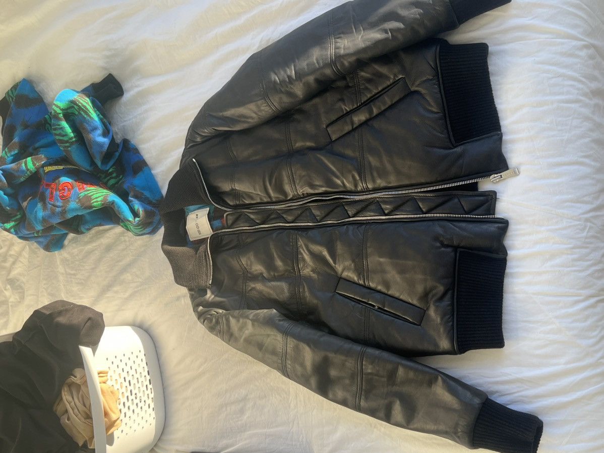 Kenzo Kenzo x H&M 2016 Leather Bomber Jacket — Jungle Size US L / EU 52-54 / 3 - 2 Thumbnail