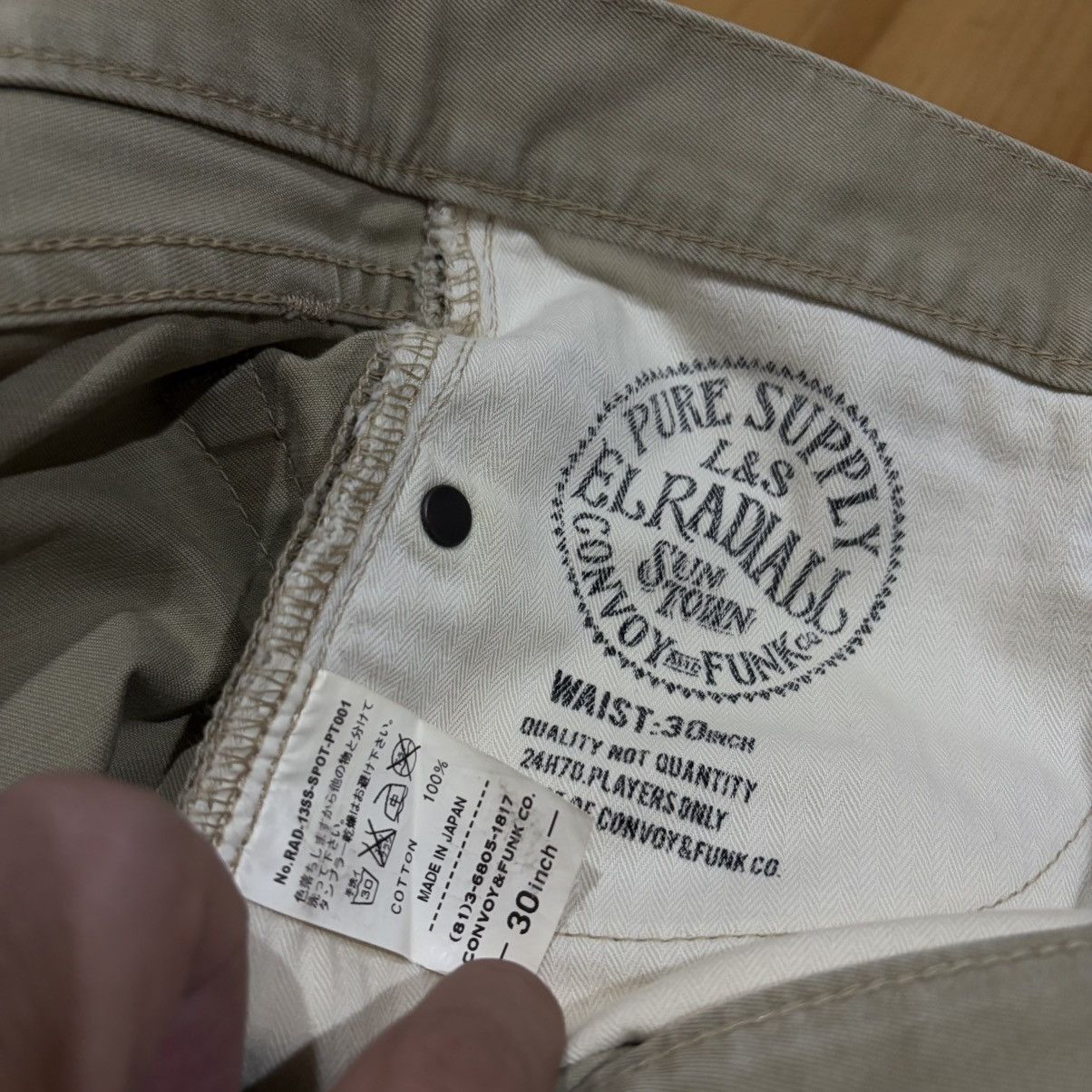 Japanese Brand Radiall classic straight leg pant Size US 30 / EU 46 - 9 Thumbnail
