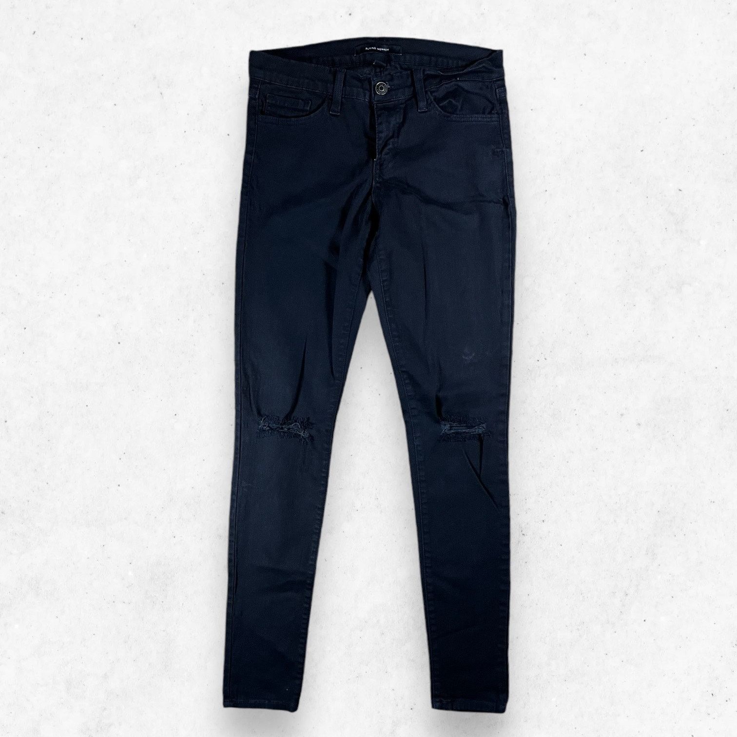 Other Flying Monkey Black Jeans Women's 28" No Tag Distressed Size 28" / US 6 / IT 42 - 1 Thumbnail