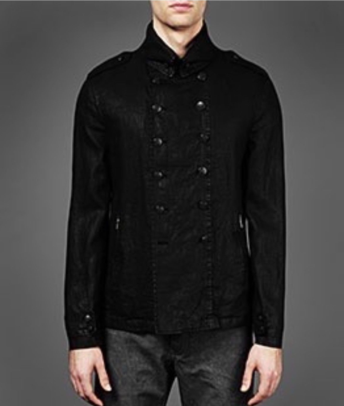 John Varvatos Linen Coat. 54 Size US L / EU 52-54 / 3 - 3 Thumbnail
