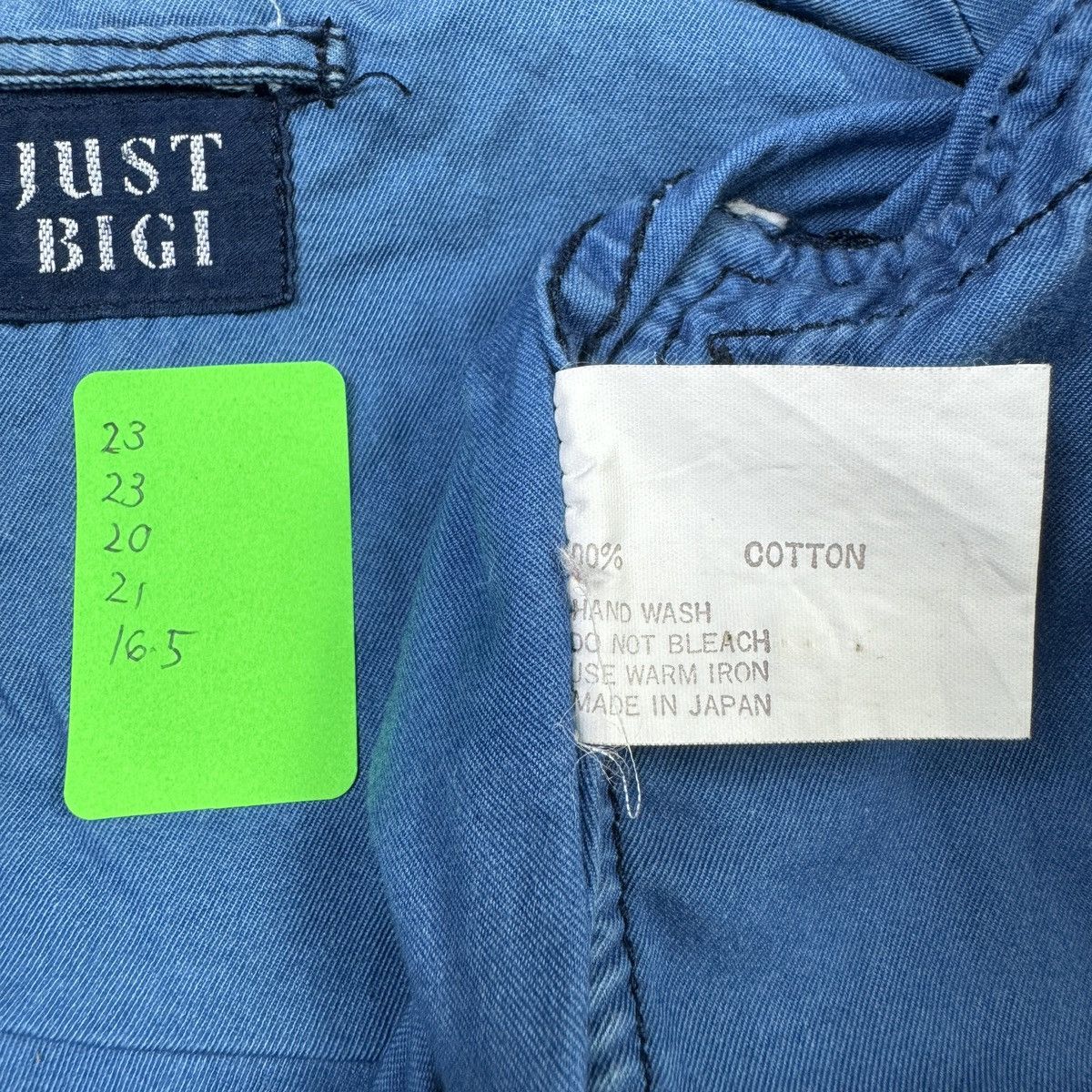 BIGI × Japanese Brand Vintage Faded Just Bigi Zip Up Jacket Size US M / EU 48-50 / 2 - 8 Thumbnail
