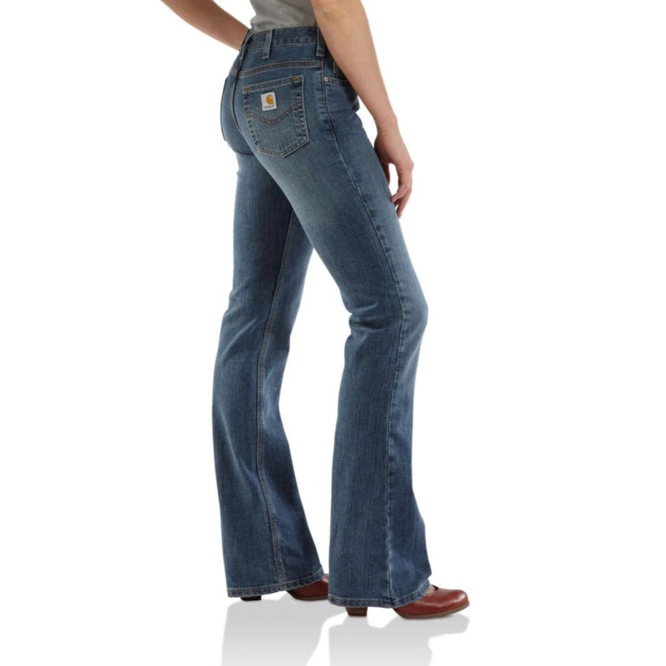 Carhartt Carhartt Original Fit Bootcut Jeans In Faded Indigo Size 4 Size 27" / US 4 / IT 40 - 2 Thumbnail