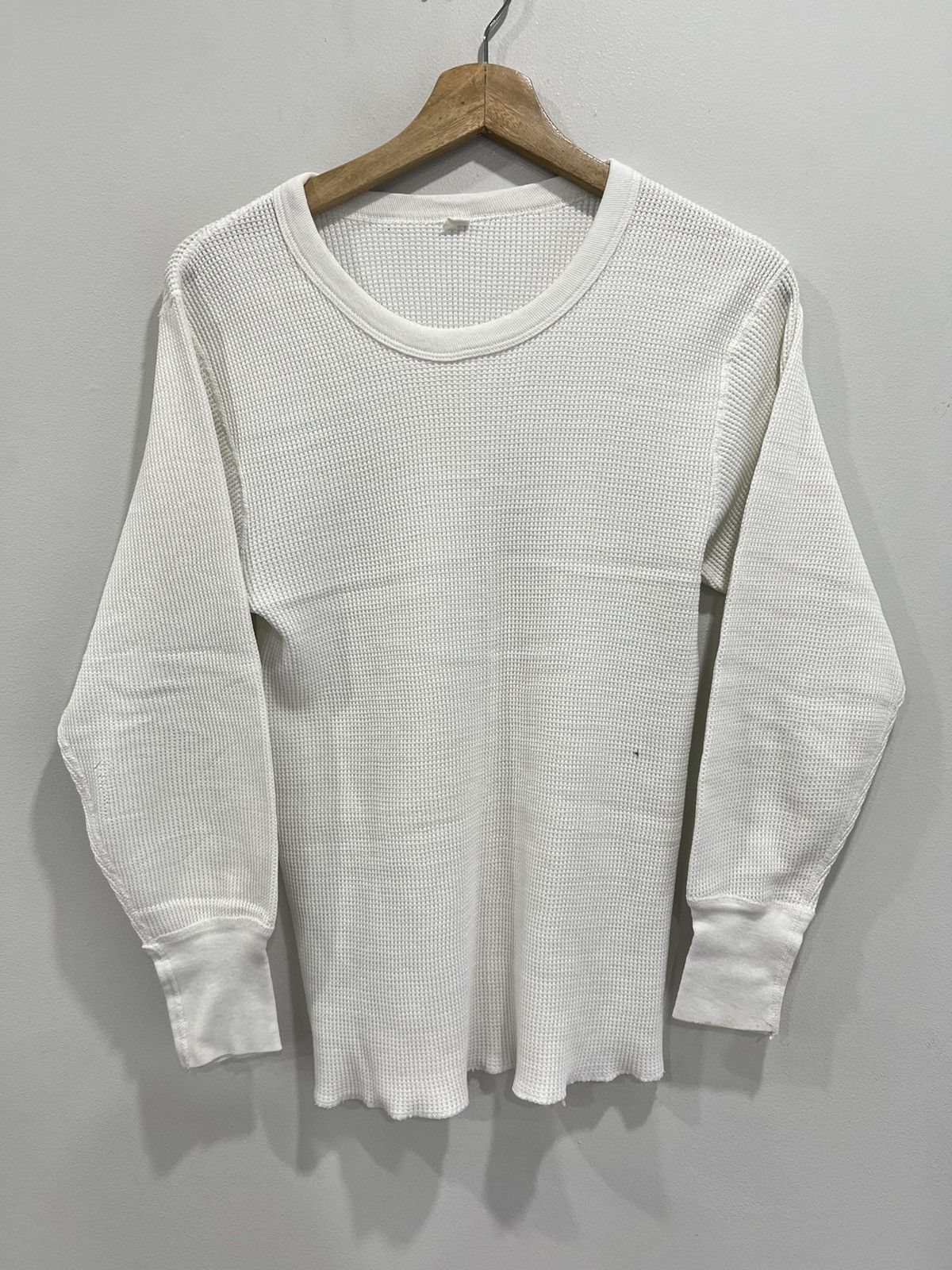 Hanes Vintage Thermal Longsleeve Shirt off white Size US M / EU 48-50 / 2 - 1 Thumbnail