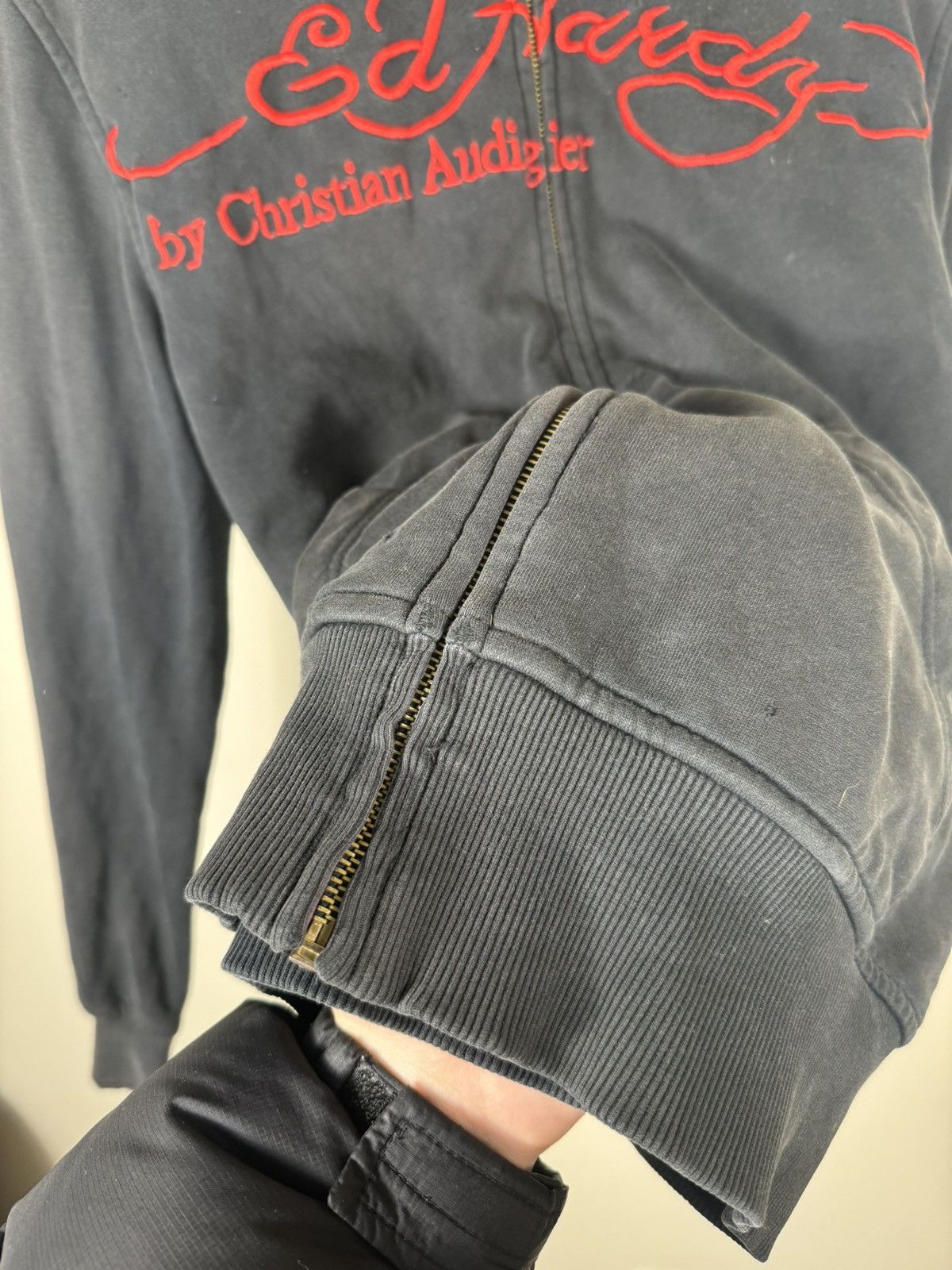 Ed Hardy Ed Hardy by Christian Audigier Distressed Hoodie Size US S / EU 44-46 / 1 - 7 Thumbnail