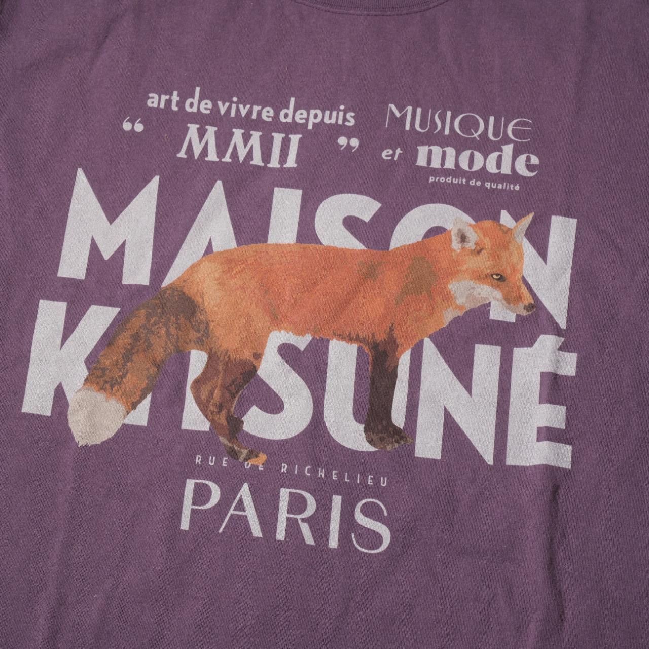 Maison Kitsune Maison Kitsune JP Exclusive Fox T-Shirt KMM32770-P550 Size US XL / EU 56 / 4 - 5 Thumbnail