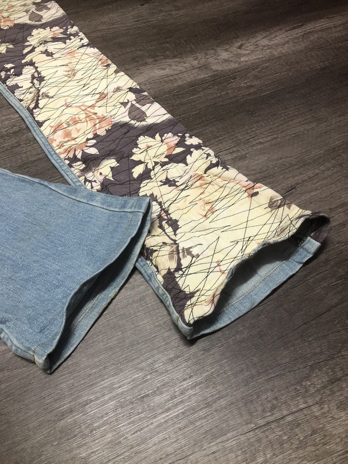 Le Grande Bleu (L.G.B.) RARE JAPANESE BRAND GLAMDY JEANS Size US 28 / EU 44 - 10 Thumbnail