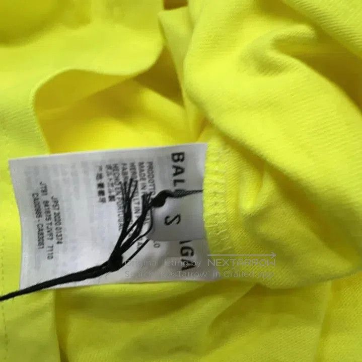 Balenciaga Balenciaga Logo Print Short Sleeve T. Size US S / EU 44-46 / 1 - 5 Thumbnail