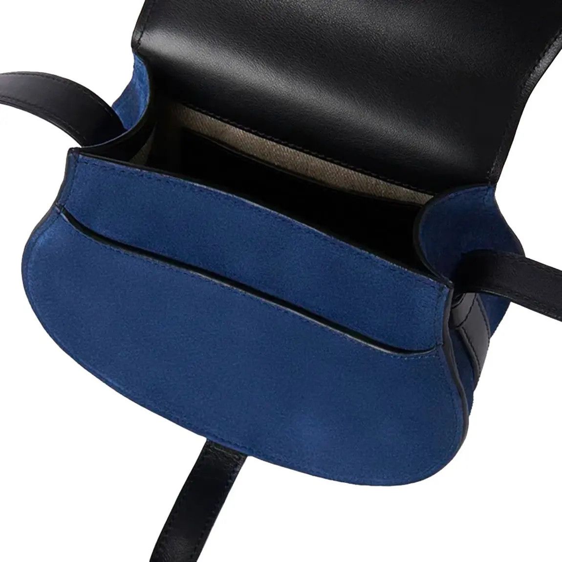 o1loc1c10425 Size: OS/ Marcie Small Saddle Bag in Deep Denim