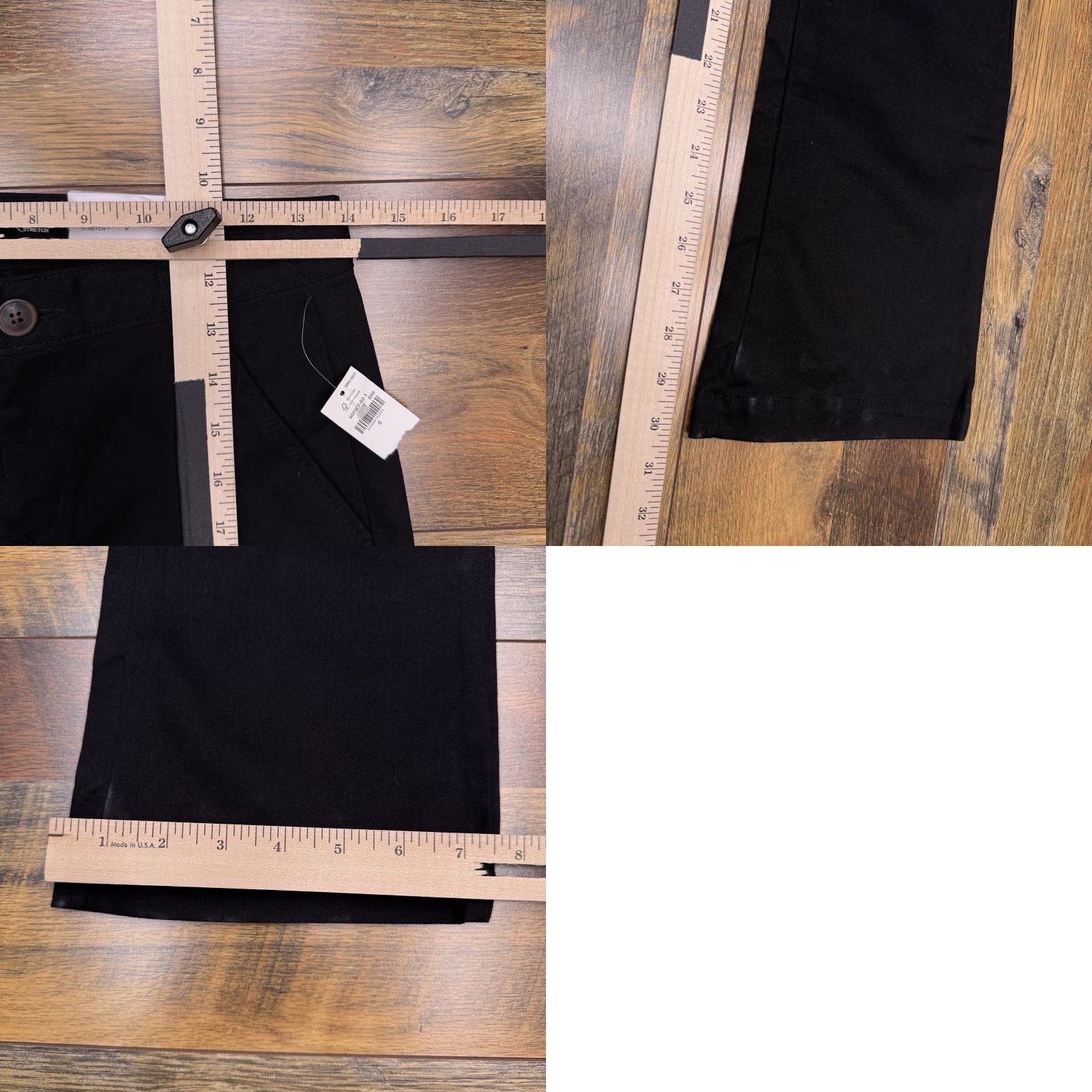 Old Navy Old Navy Bootcut Pants Womens 0 Black Mid Rise Stretch New Size 25" / US 0 / IT 36 - 9 Thumbnail