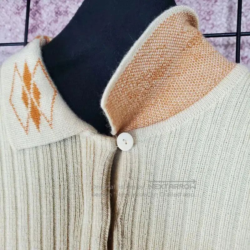 Dior Dior Beige Wool Pattern Long Sleeve Sweater . Size M / US 6-8 / IT 42-44 - 7 Thumbnail