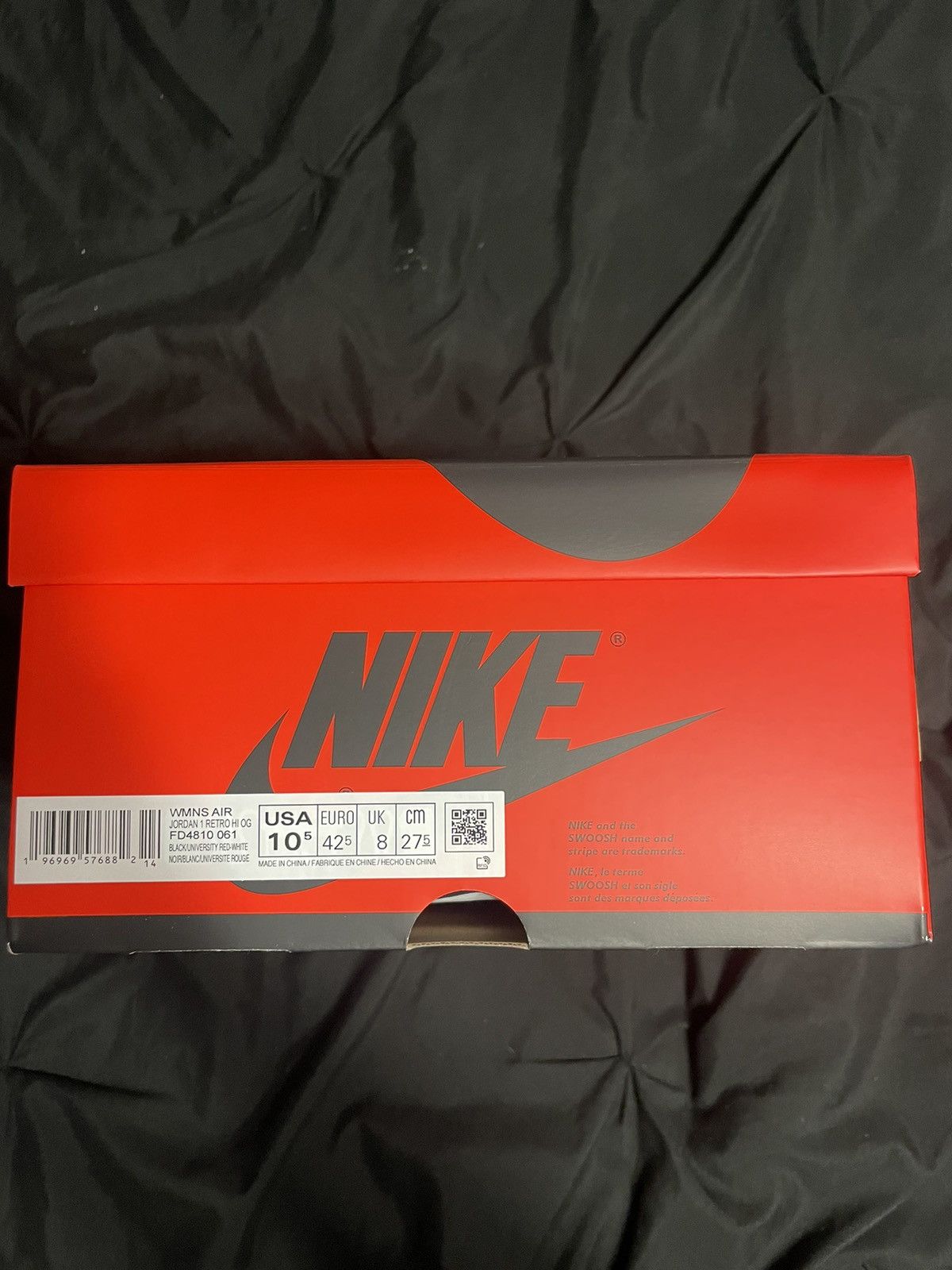 Jordan Brand × Nike Jordan 1 Satin Bred Size US 9 / EU 42 - 9 Thumbnail