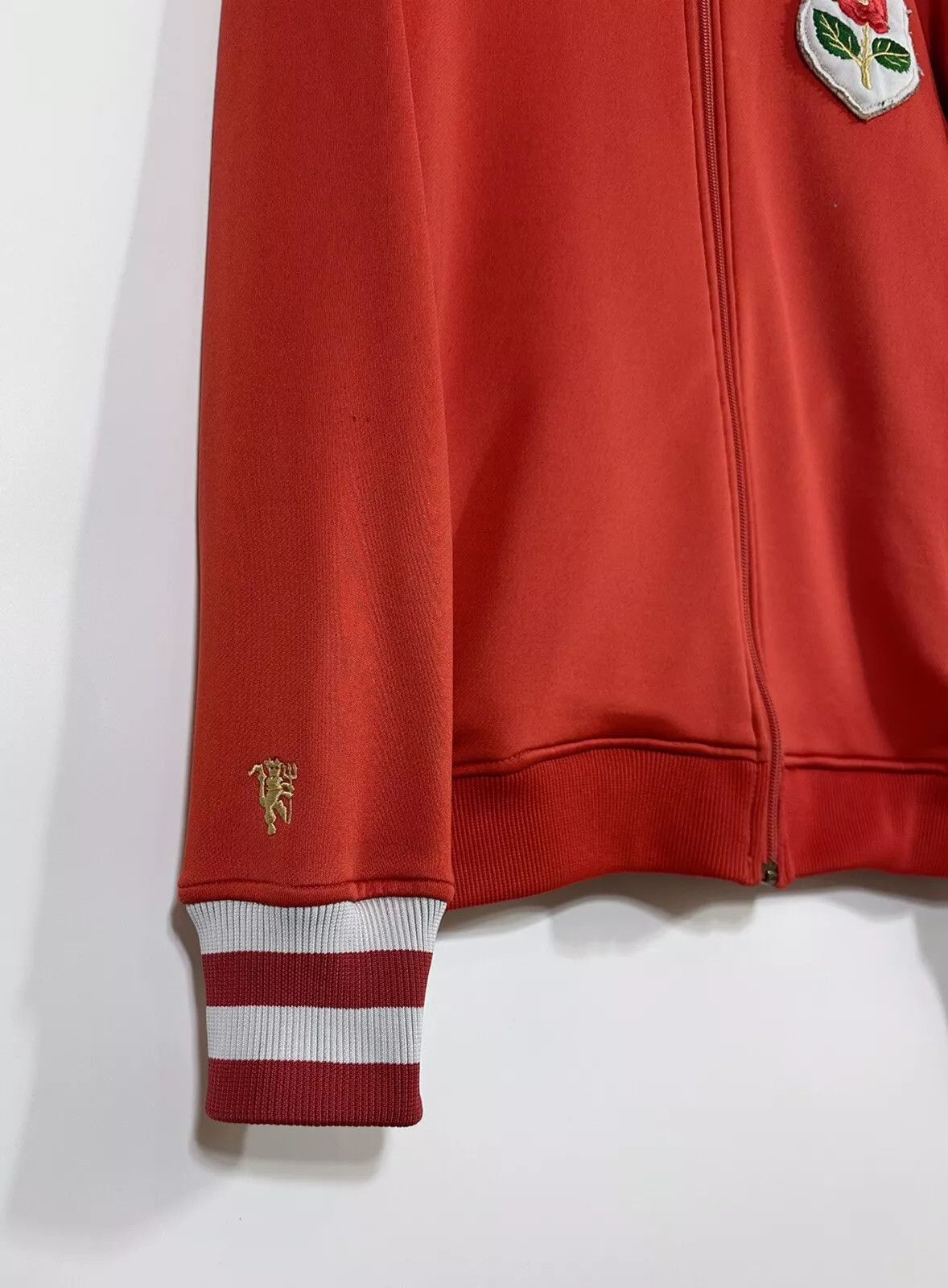 Nike Manchester United 1909 FA Cup Rose Track Top Size M Red Size US M / EU 48-50 / 2 - 3 Thumbnail