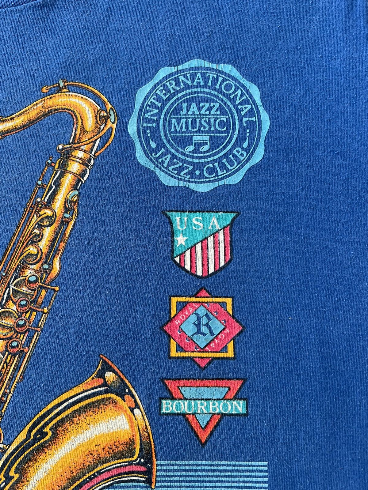Vintage 1989 New Orleans The Birthplace of Jazz USA T-shirt