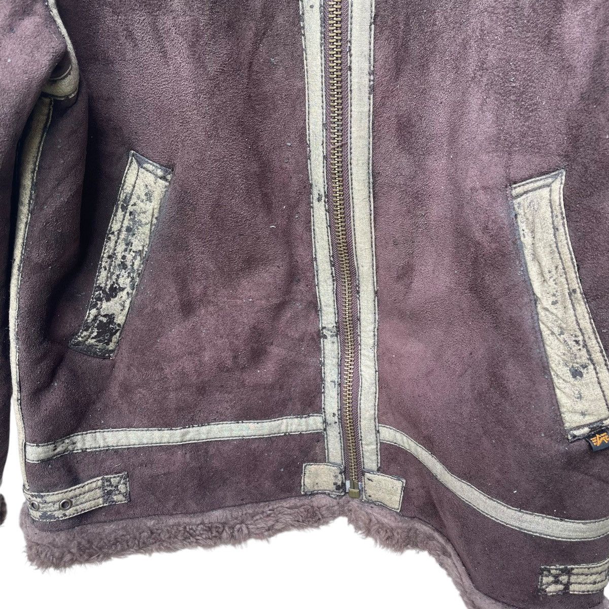 Alpha Industries × Aviator Nation Vintage Alpha Industries Shearling Jacket Size US M / EU 48-50 / 2 - 8 Thumbnail