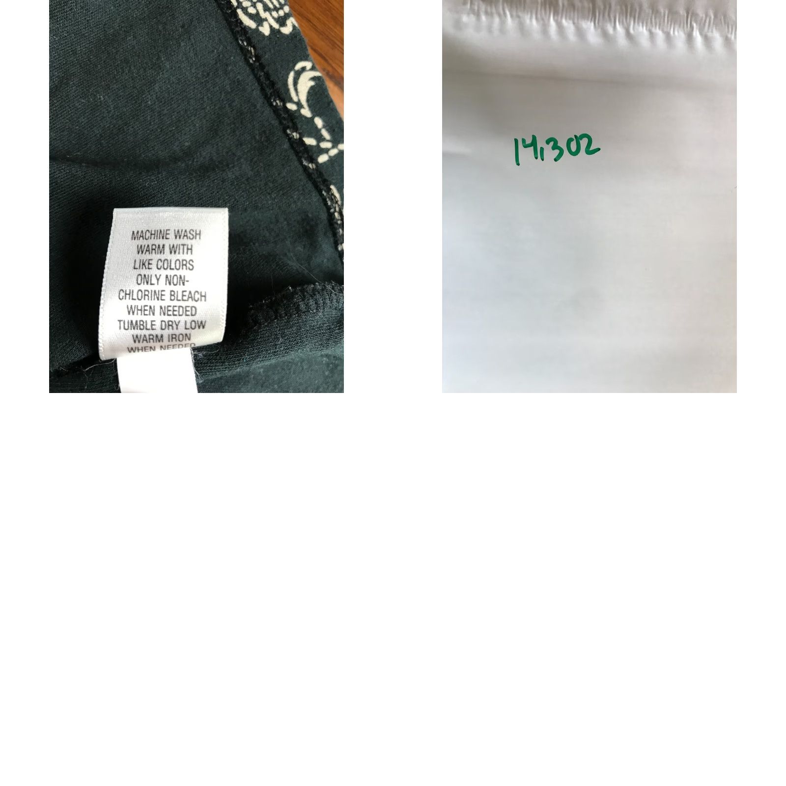 Croft & Barrow Croft & Barrow Shirt Women's Size Large Black Cream Floral V-neck Size L / US 10 / IT 46 - 8 Thumbnail