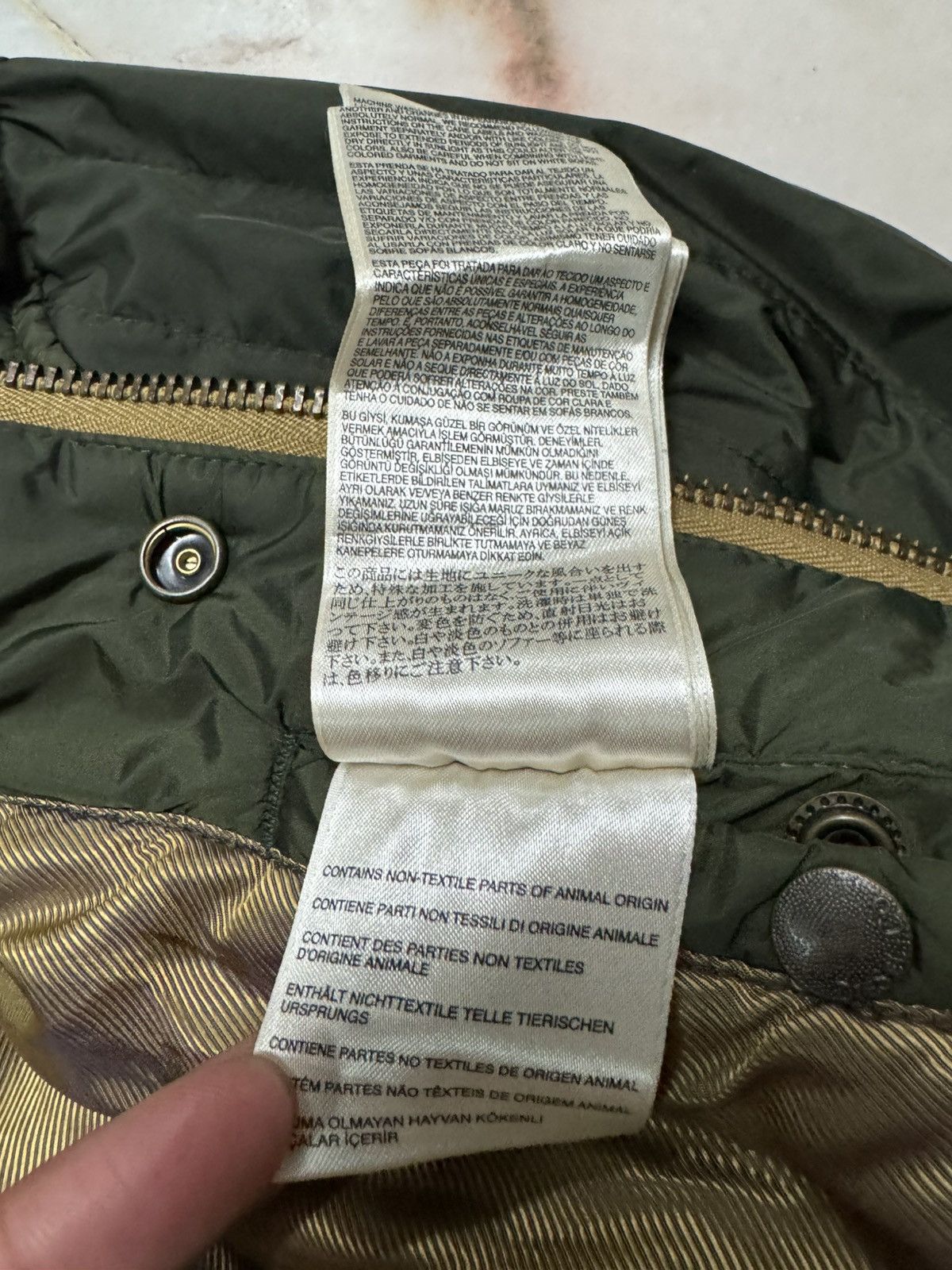 Diesel 💥VINTAGE Y2K DIESEL-CO OLIVE GREEN MILITARY DISTRESS BOMBERS Size US S / EU 44-46 / 1 - 16 Thumbnail