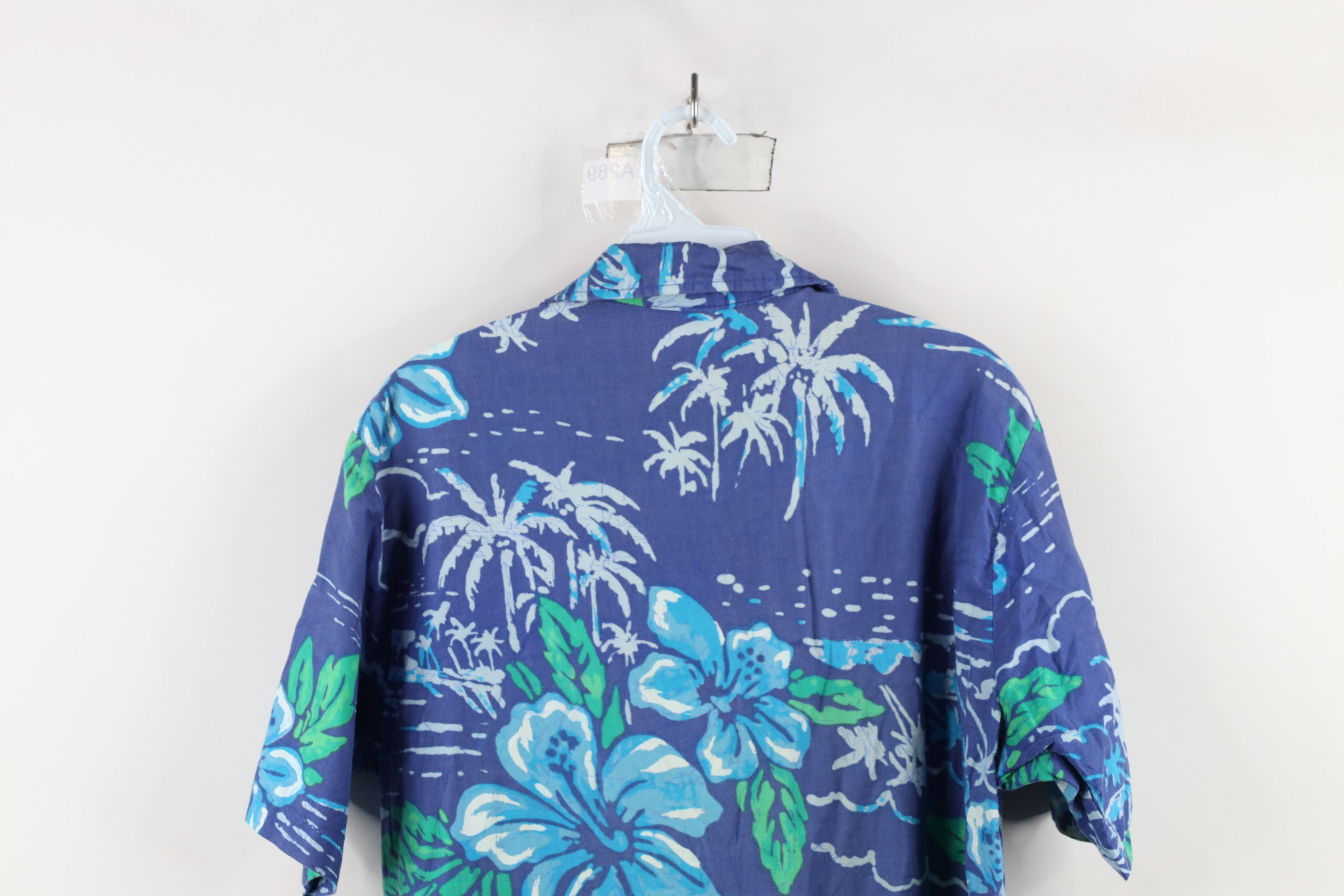 Vintage Vintage 60s 70s Streetwear Hawaiian Luau Button Shirt USA Size US L / EU 52-54 / 3 - 12 Thumbnail