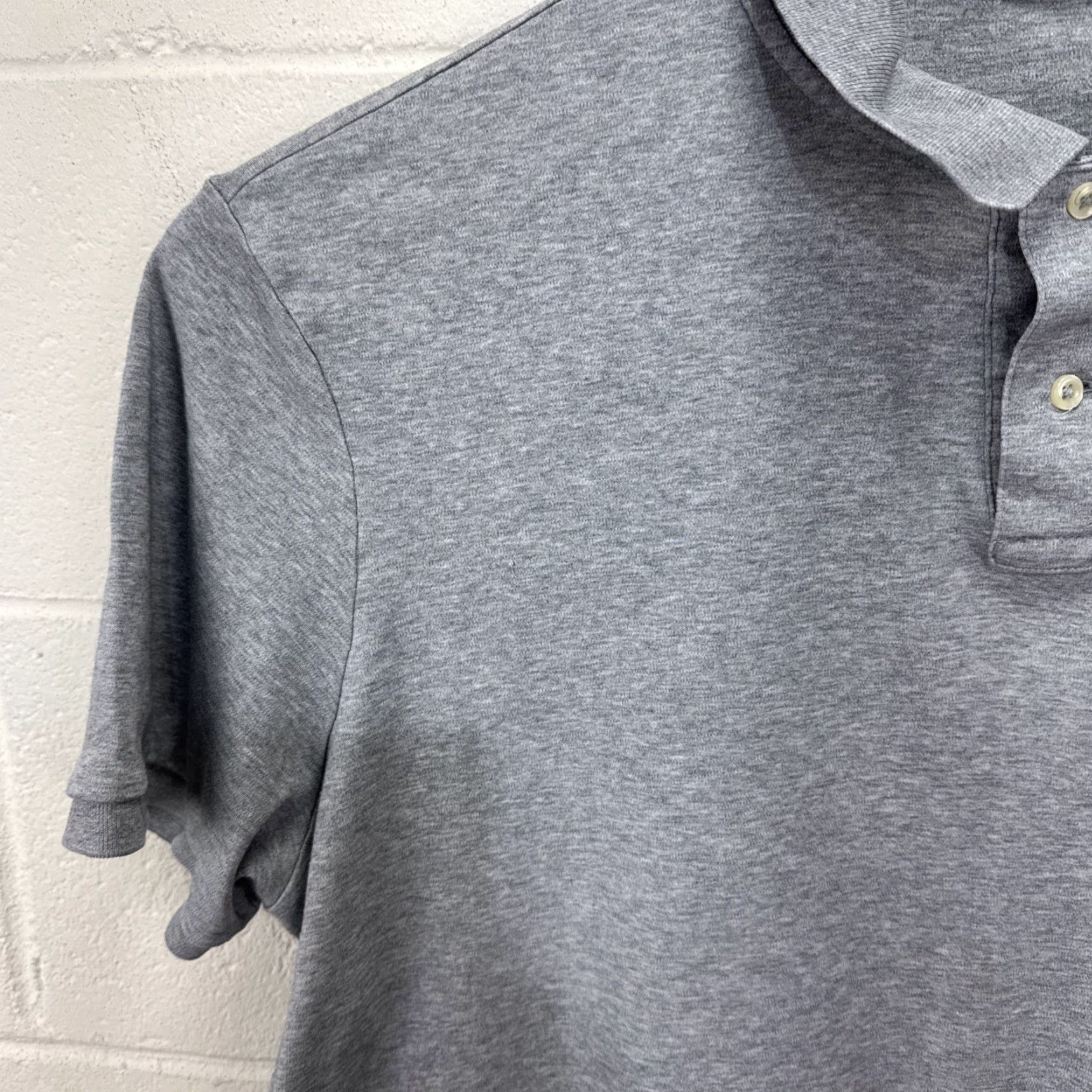 Ralph Lauren VINTAGE Ralph Lauren Polo Shirt Men's 2XL Gray Cotton Short Sleeve Casual Golf Summer Men Size US XXL / EU 58 / 5 - 4 Thumbnail
