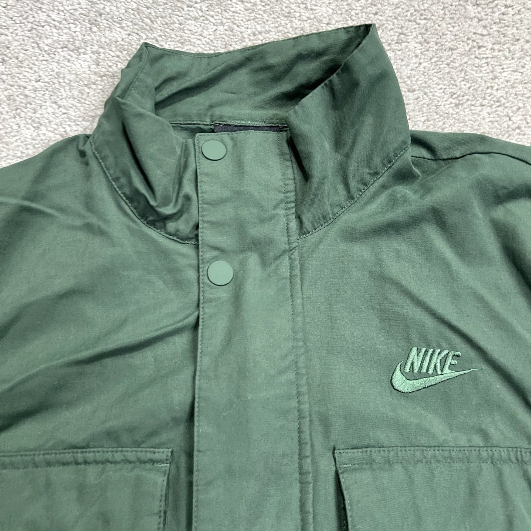 Nike Nike M-65 Military Field Jacket M65 Mens Medium Galactic Jade Green CZ9922-338 Size US M / EU 48-50 / 2 - 3 Thumbnail