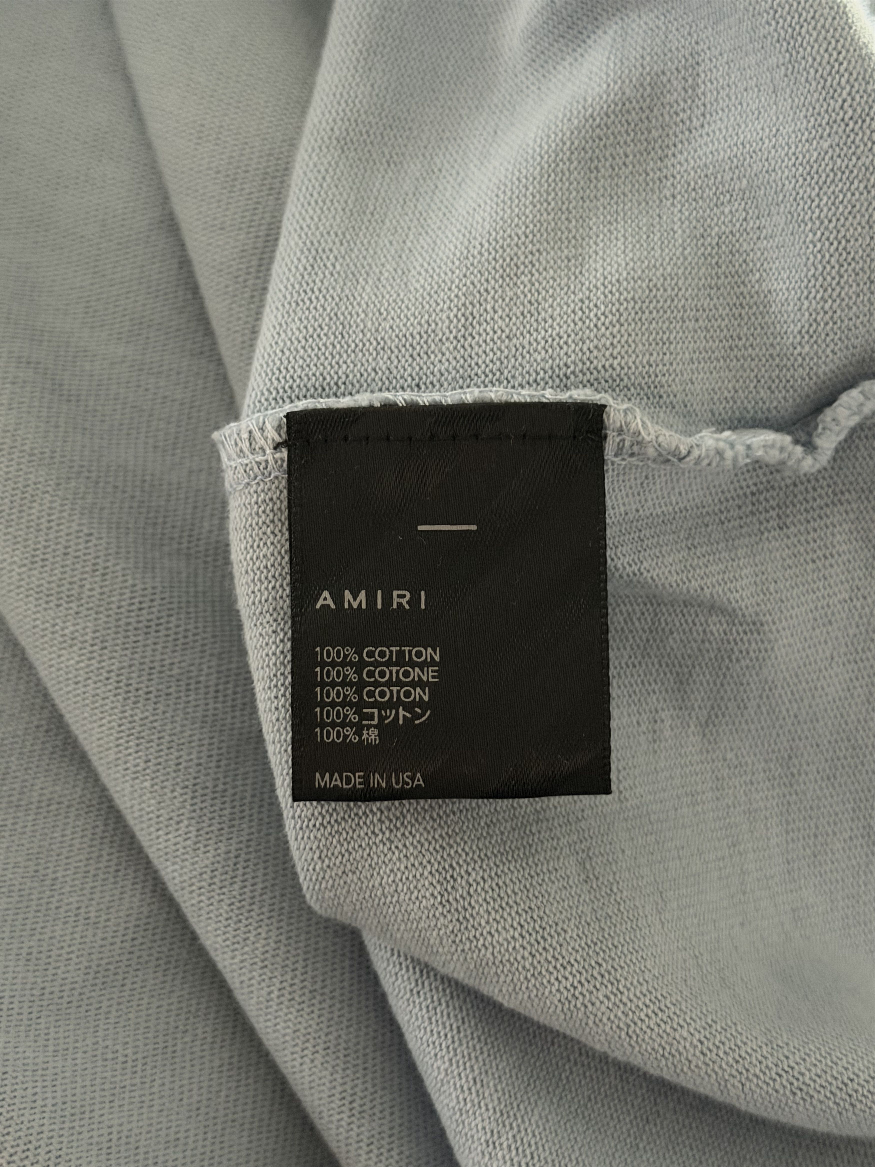 Amiri Amiri 22 Mesh Tee Size US L / EU 52-54 / 3 - 4 Thumbnail