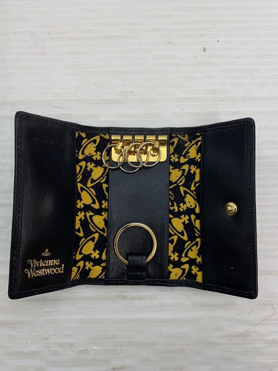 Vivienne Westwood Vivienne Westwood Monogram Key Case Black Size ONE SIZE - 4 Thumbnail