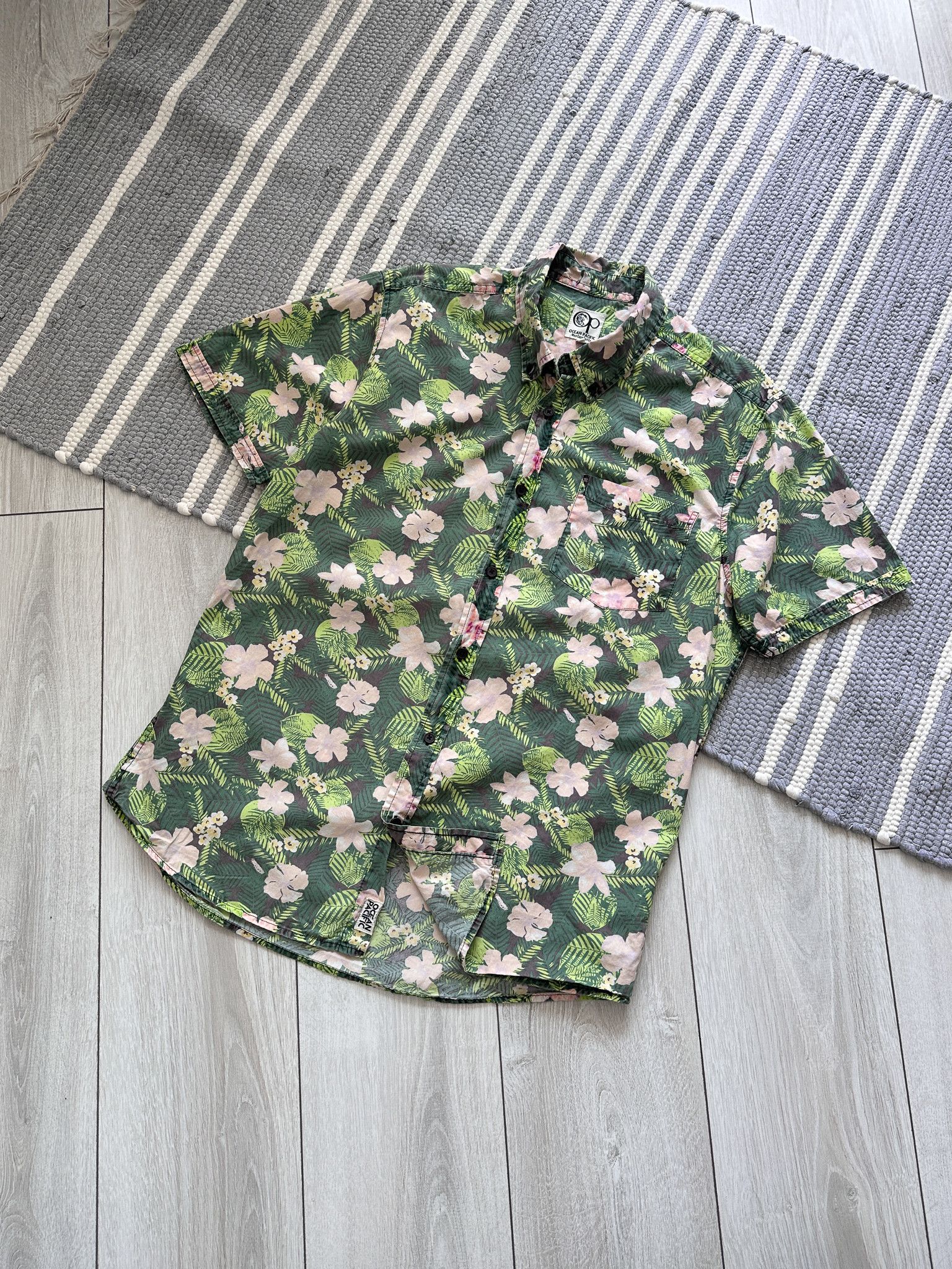 Ocean Pacific Vintage Ocean Pacific Hawaiian Shirt Size US L / EU 52-54 / 3 - 1 Thumbnail