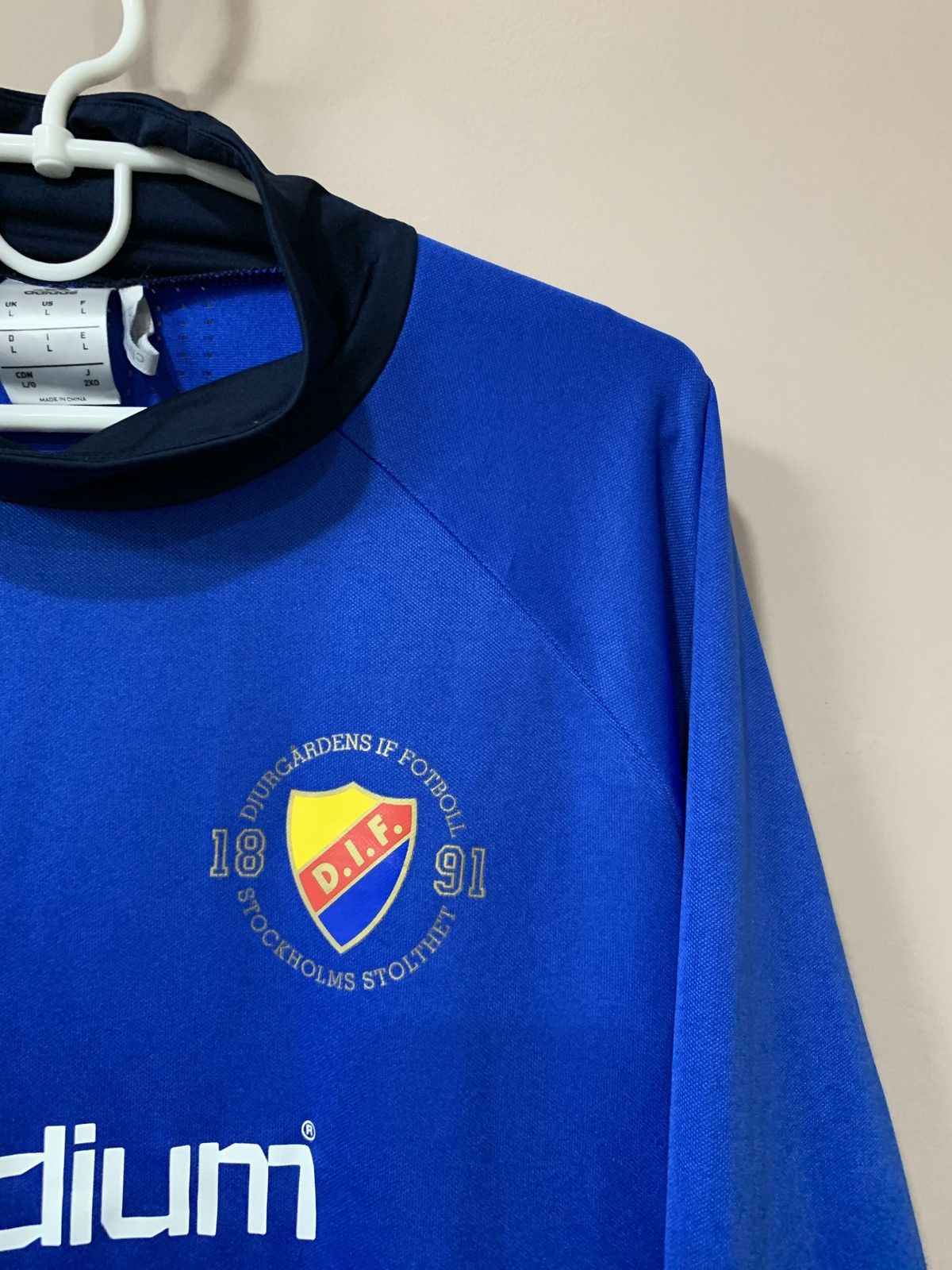 Adidas Djurgarden Training Football Sweatshirt Adidas Soccer Size L Size US L / EU 52-54 / 3 - 4 Thumbnail