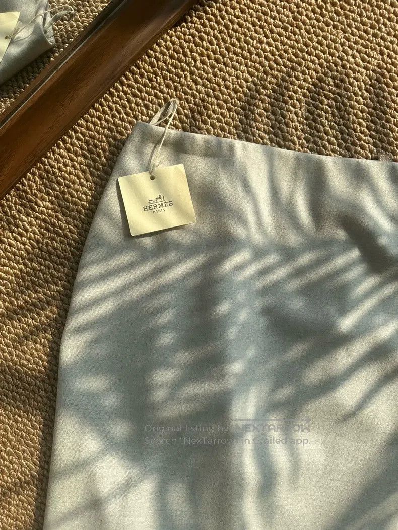 Hermes Hermes Women's Slim Fit Wrap Skirt Gray White Size 24" / US 00 / IT 34 - 6 Thumbnail