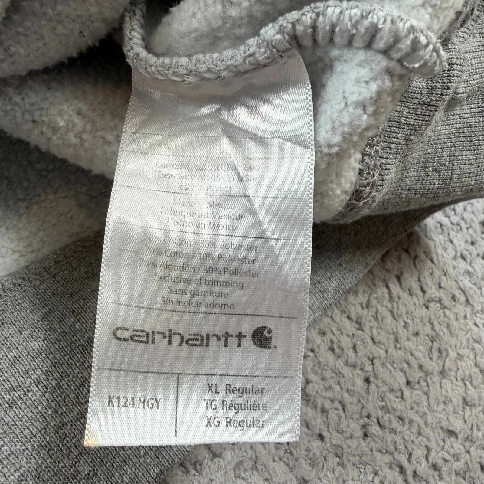 Carhartt Carhartt K124 Crewneck Sweatshirt XL Gray Loose Fit Workwear Size US XL / EU 56 / 4 - 7 Thumbnail