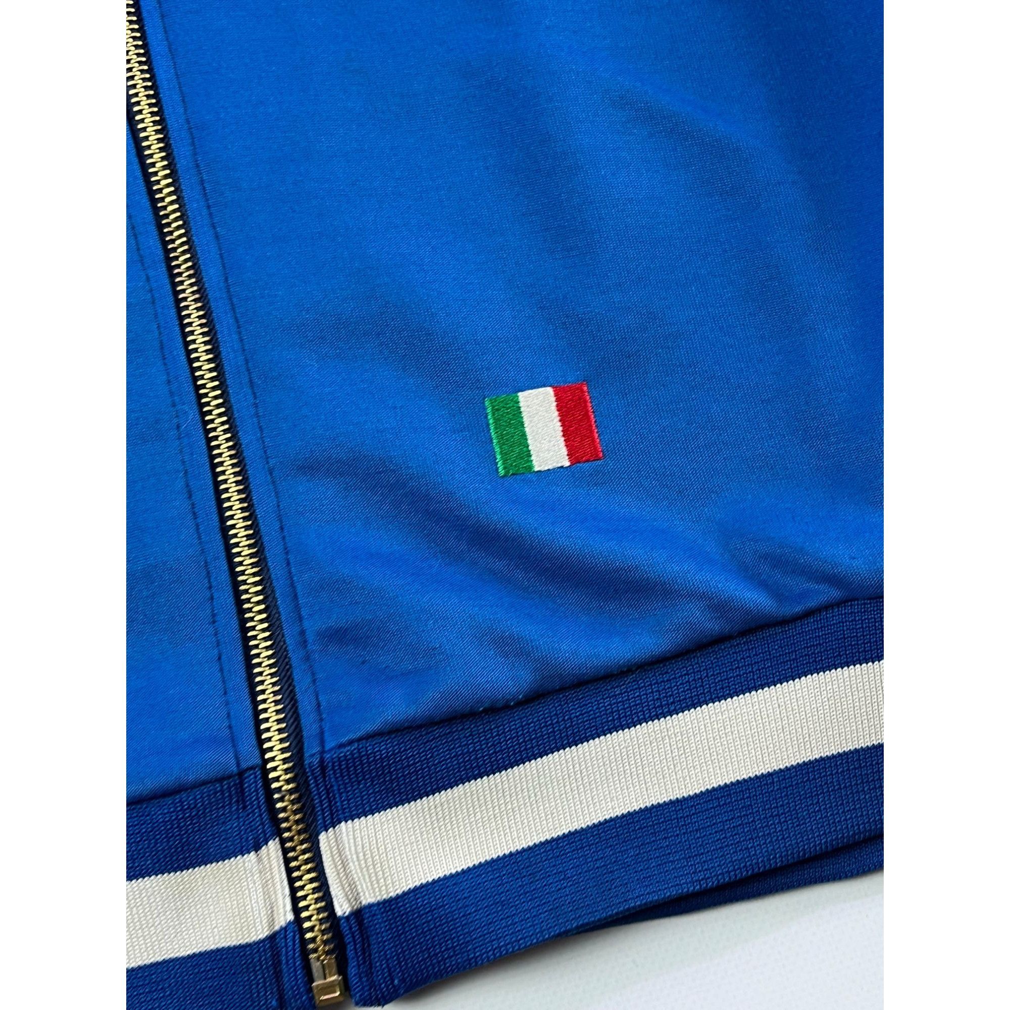 Vintage 90s Vintage Italia Fishbone Track Jacket Size US M / EU 48-50 / 2 - 3 Thumbnail