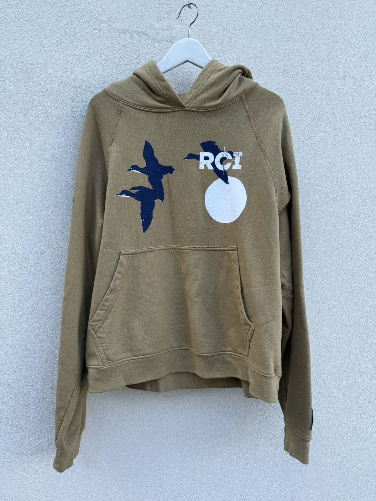 image of Reese Cooper Rci Birds Hoodie in Camel, Men's (Size Medium)