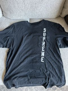 Supreme Contrast Stitch Pocket Tee | Grailed