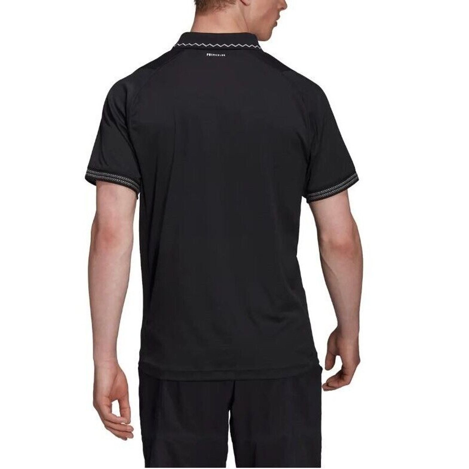 Adidas Adidas Men's Black Tennis Performance Polo T-shirt Size M Size US M / EU 48-50 / 2 - 2 Thumbnail